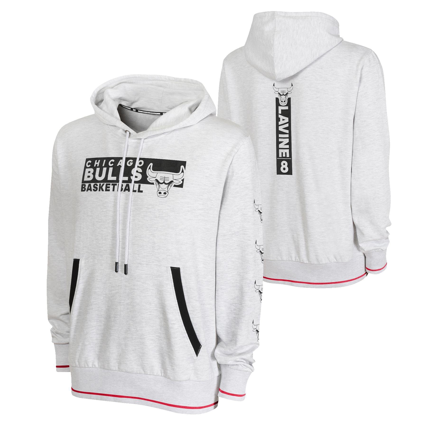 Zach Lavine #8 Chicago Bulls Outerstuff NBA Hoodie Grey