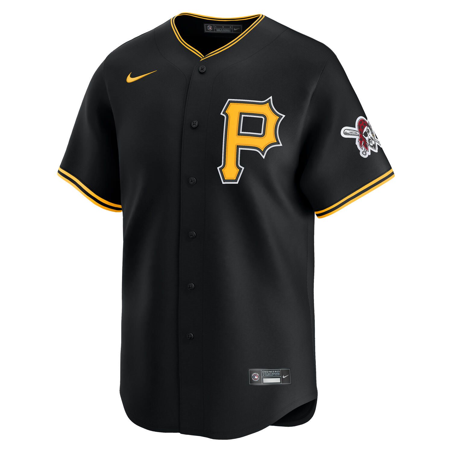 Pittsburgh Pirates Alternate Nike Limited MLB Trikot Schwarz
