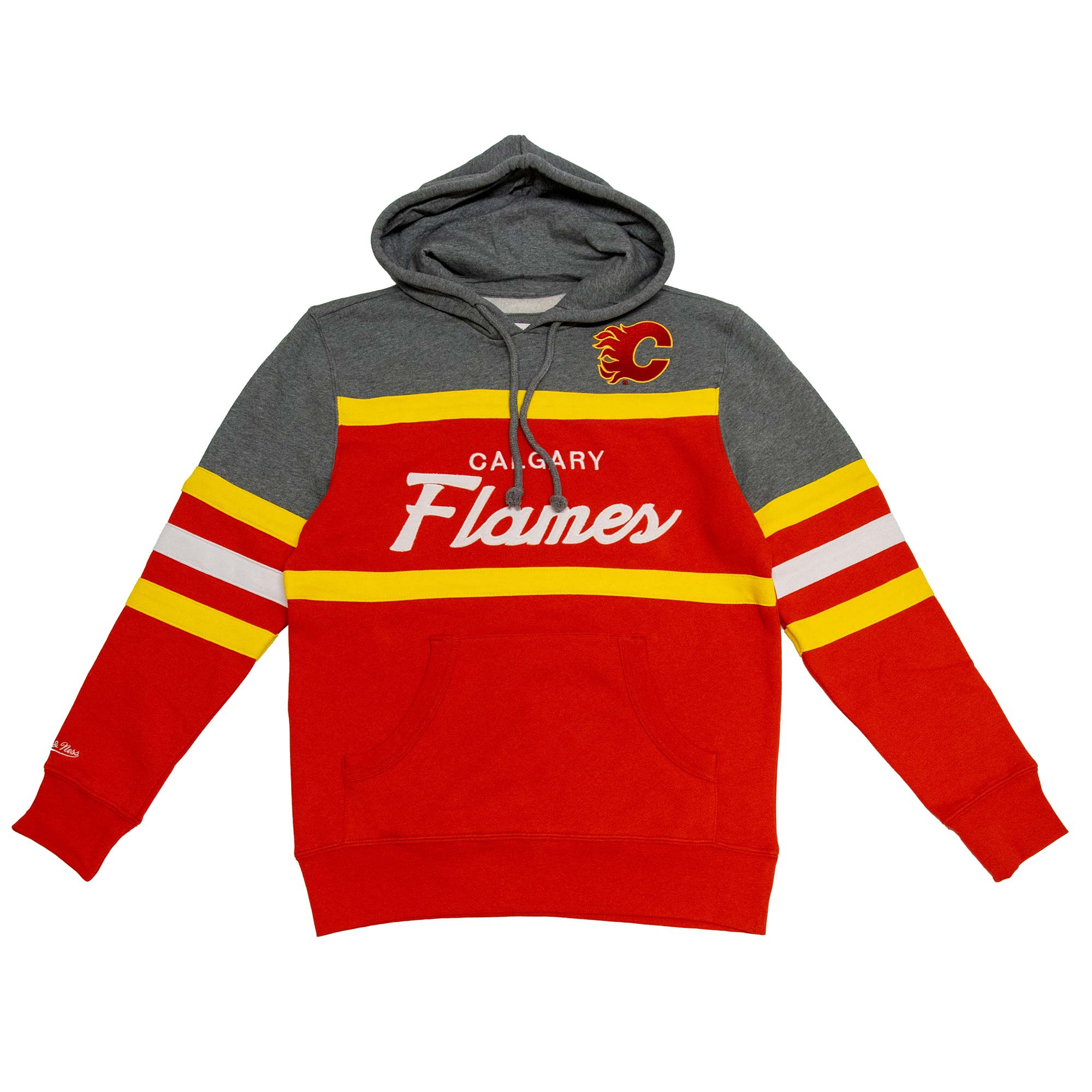 Calgary Flames Head Coach Mitchell & Ness NHL Hoodie