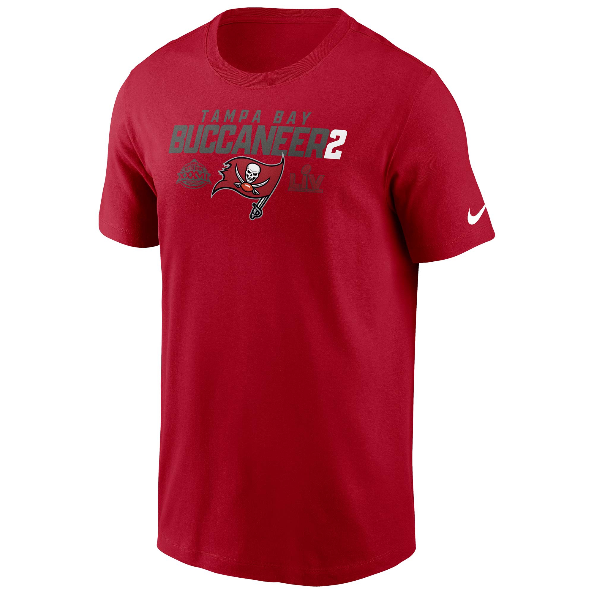 Tampa Bay Buccaneers Super Bowl Nike Essential NFL T-Shirt Rot