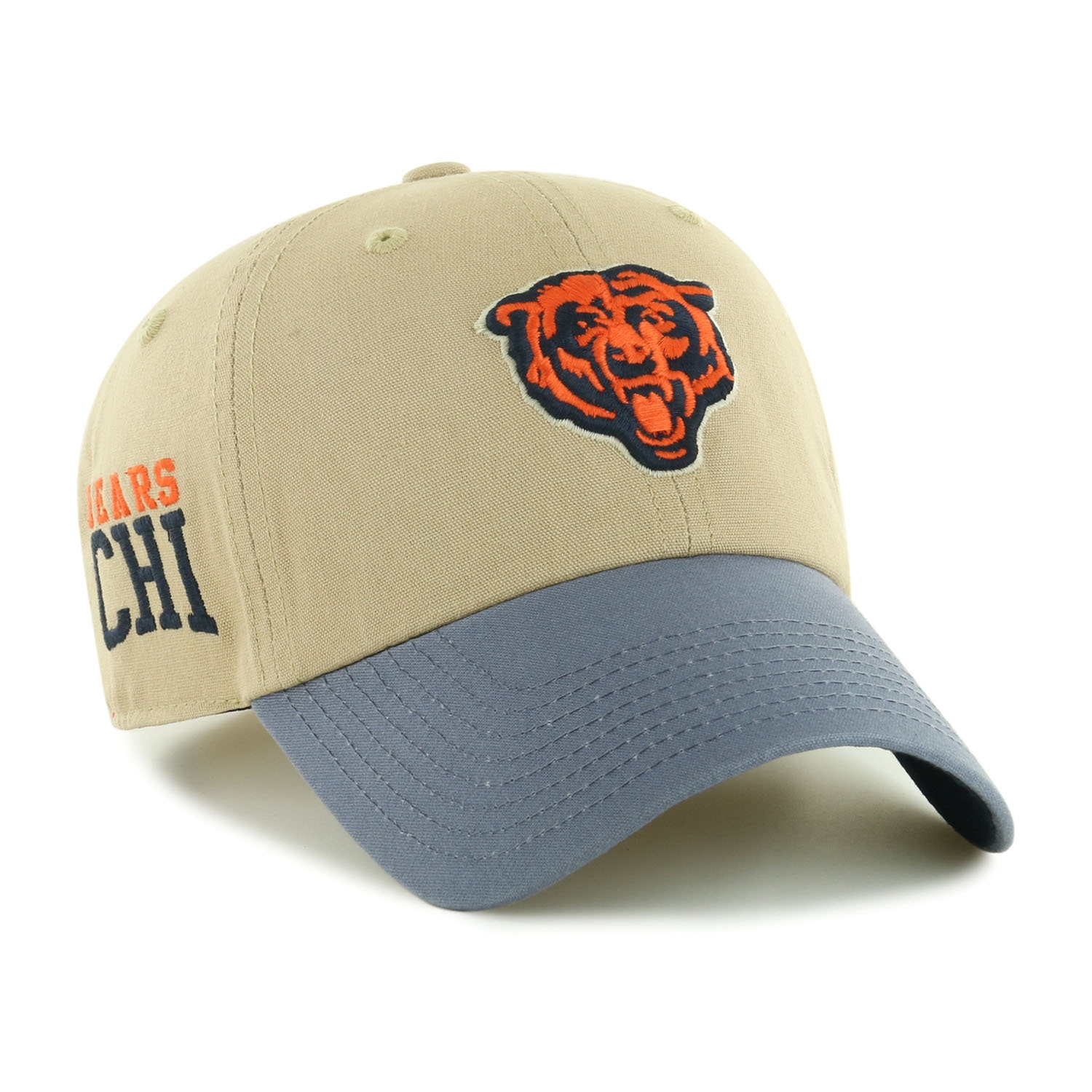 Chicago Bears '47 Ashford Clean Up Historic Adjustable NFL Cap Khaki