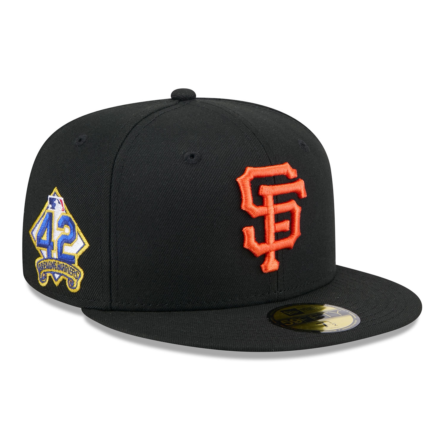 San Francisco Giants 2025 Jackie Robinson Day 59FIFTY Fitted Cap Black