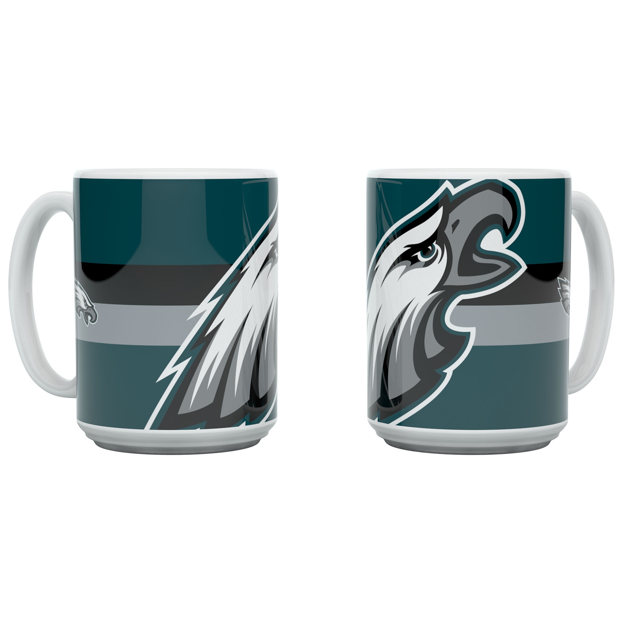 Philadelphia Eagles Triple Logo Jumbo Becher (450 ml)