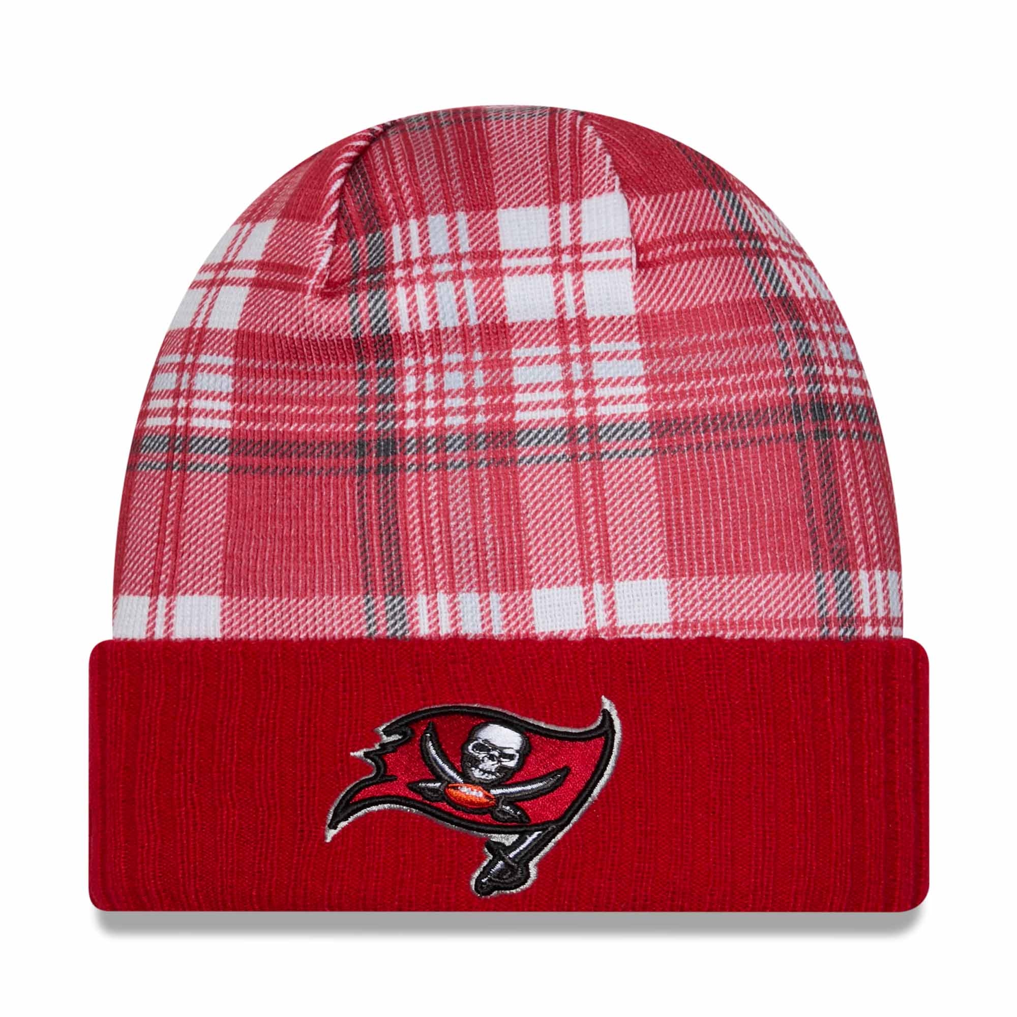 Tampa Bay Buccaneers 2024 NFL Sideline Statement New Era Knit Hat Red