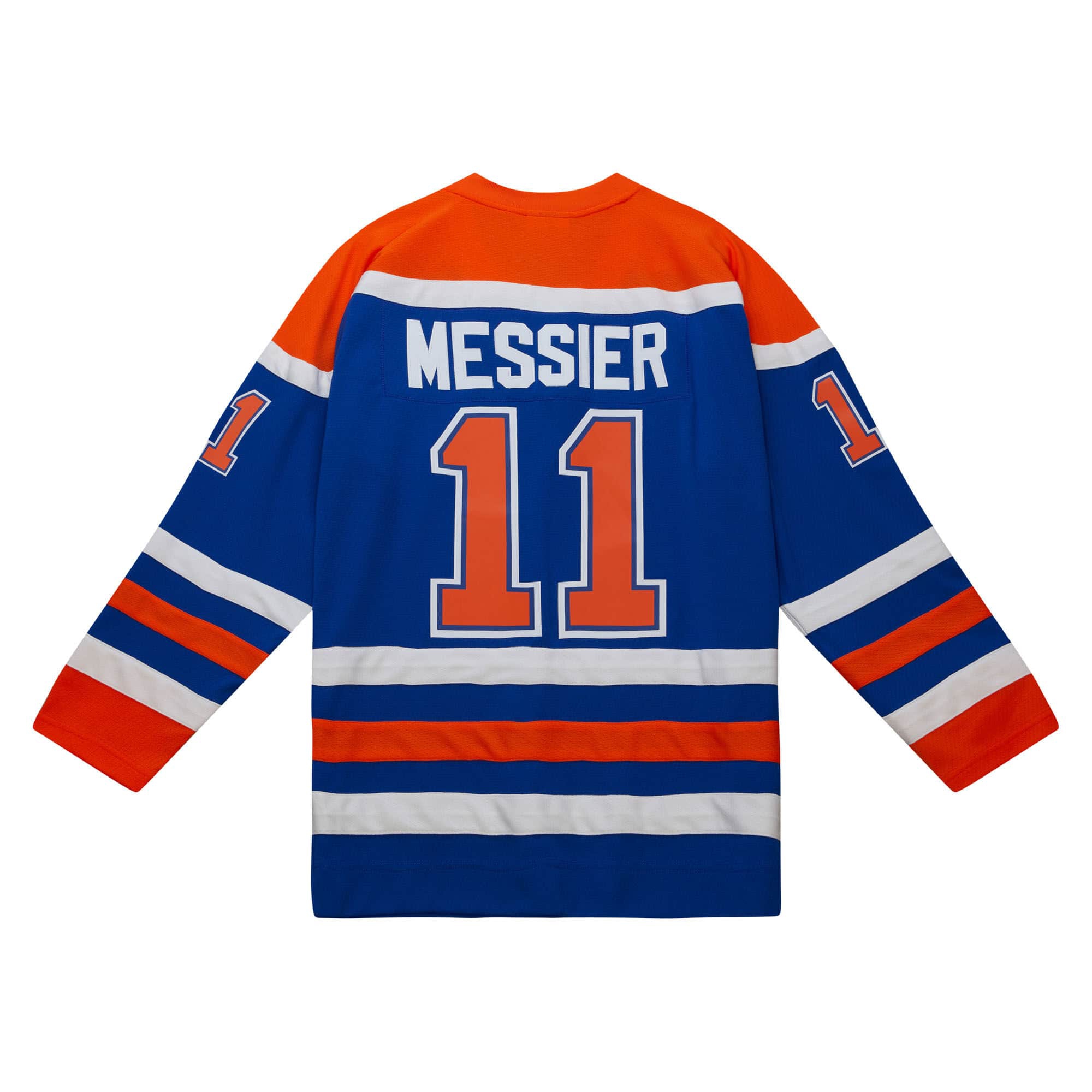 Mark Messier #11 Edmonton Oilers 1986-87 Mitchell & Ness NHL Trikot