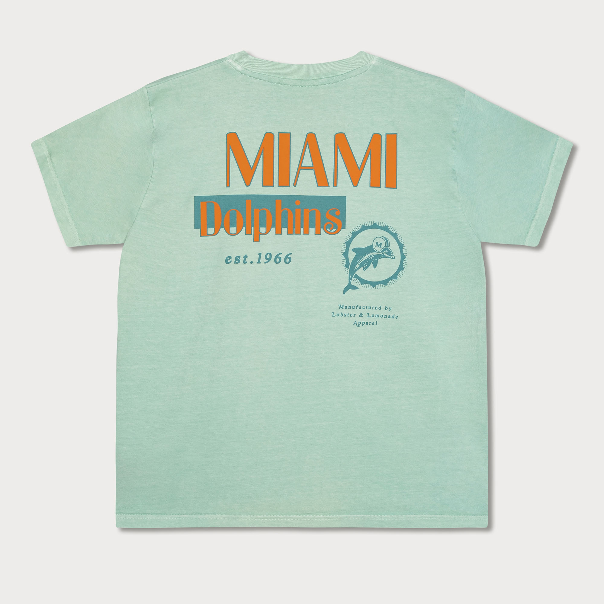 Miami Dolphins L&L '89 Classics NFL T-Shirt Mintgrün