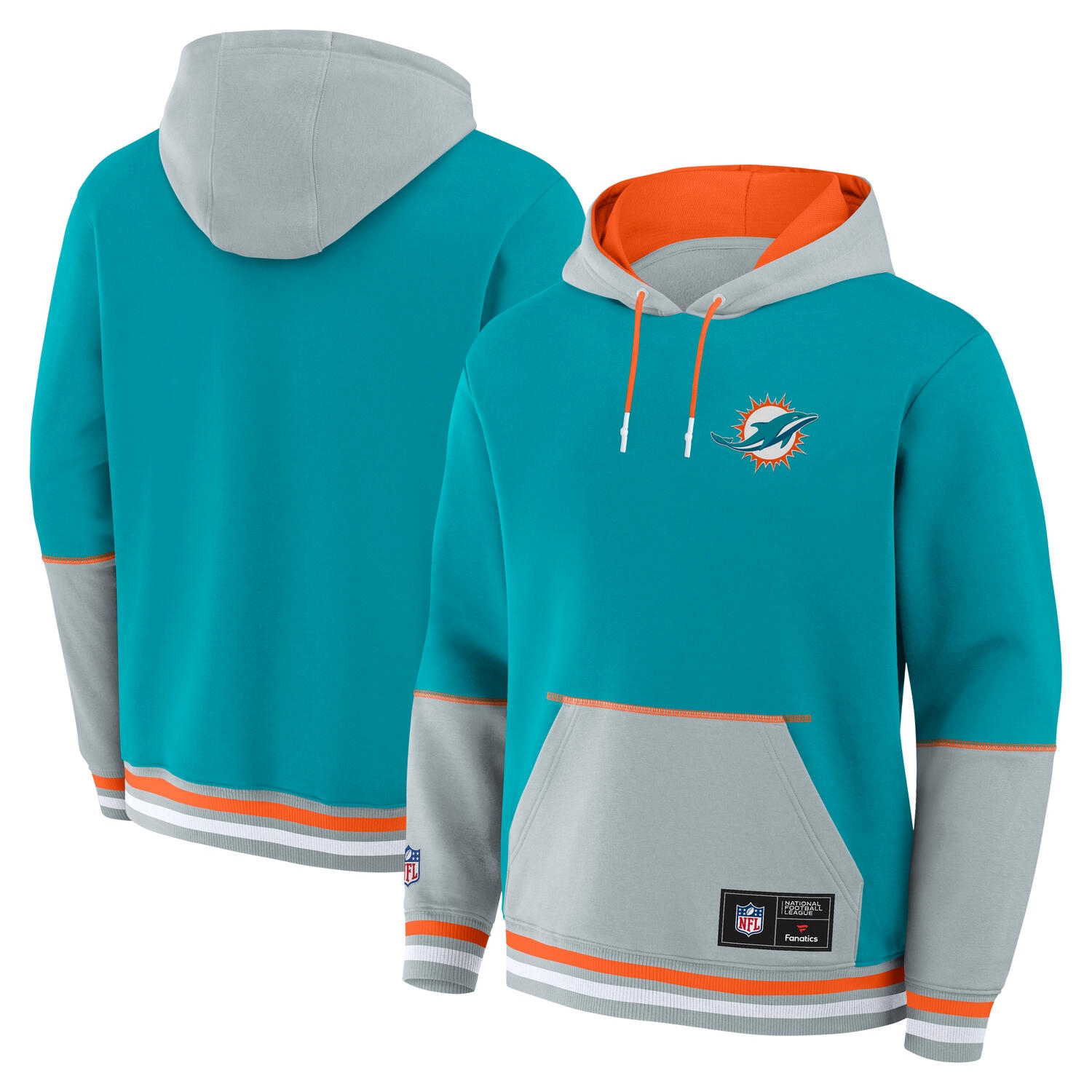 Miami Dolphins Foundation NFL Hoodie Aqua