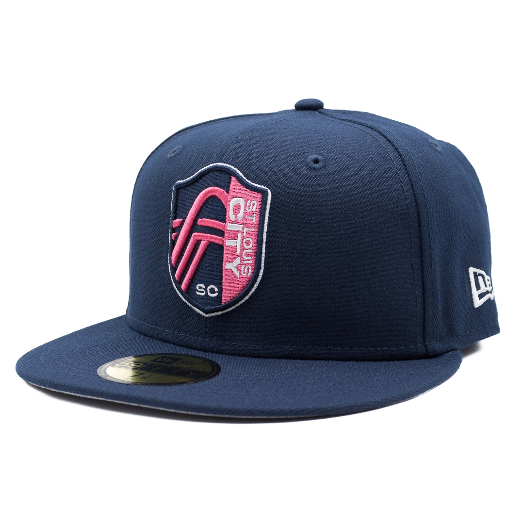 St. Louis City SC Team Logo New Era 59FIFTY Fitted MLS Cap Navy