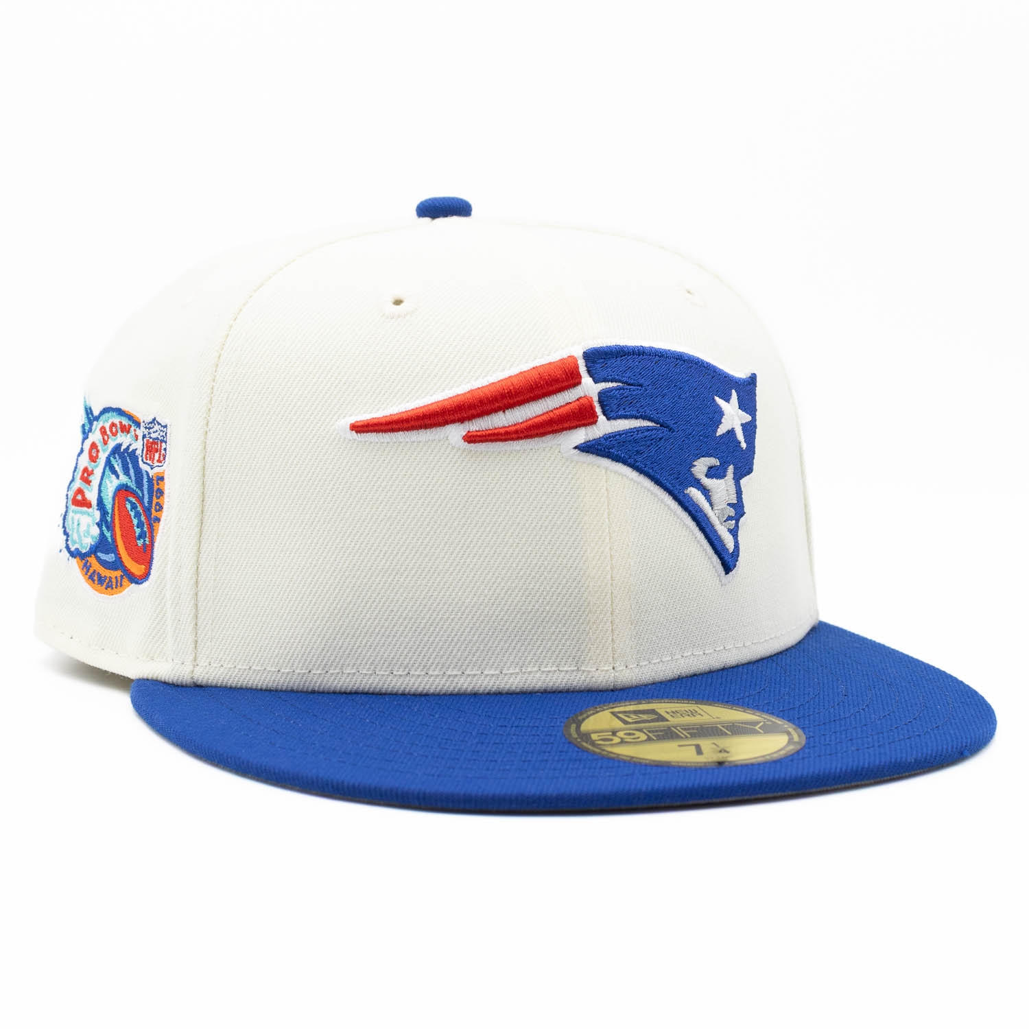 New England Patriots 1997 Pro Bowl 59FIFTY Fitted NFL Cap Cream