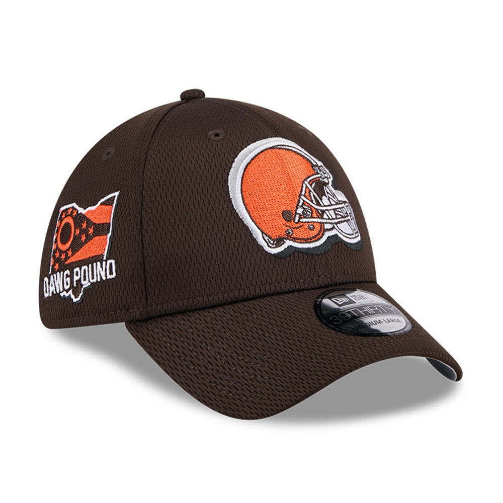 Cleveland Browns 2024 NFL Draft New Era 39THIRTY Flex Cap Braun