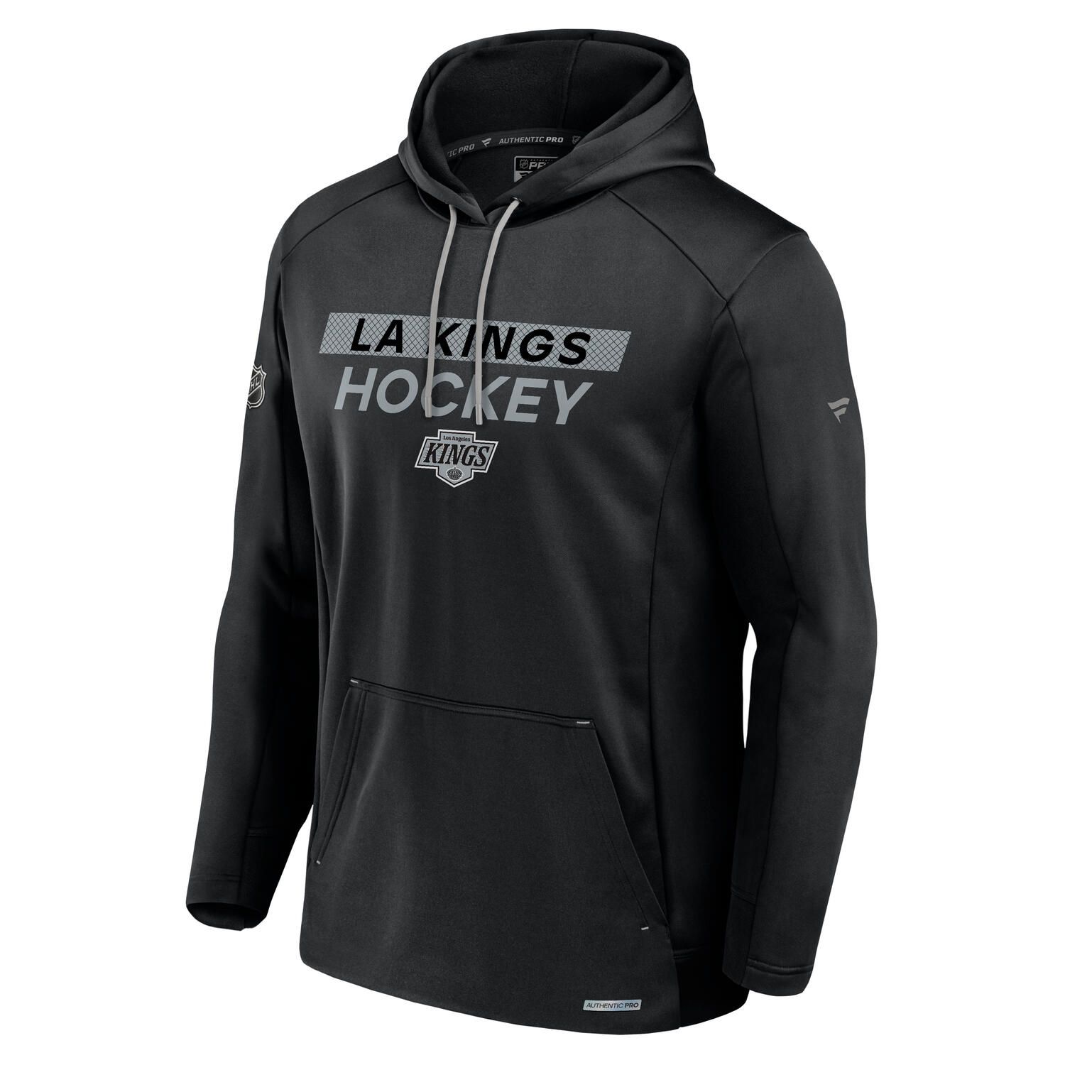 Los Angeles Kings 2024/25 Authentic Pro Rink Tech NHL Hoodie Schwarz