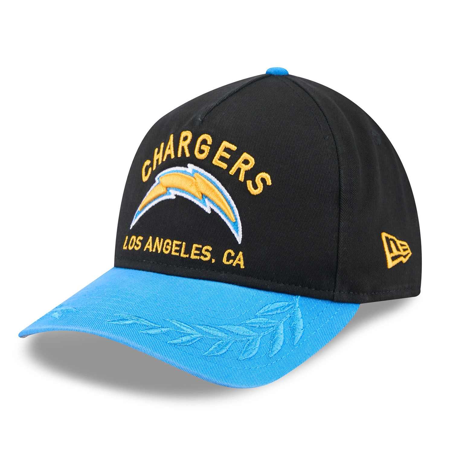 Los Angeles Chargers 2025 NFL Draft 9TWENTY A-Frame Adjustable Cap Schwarz