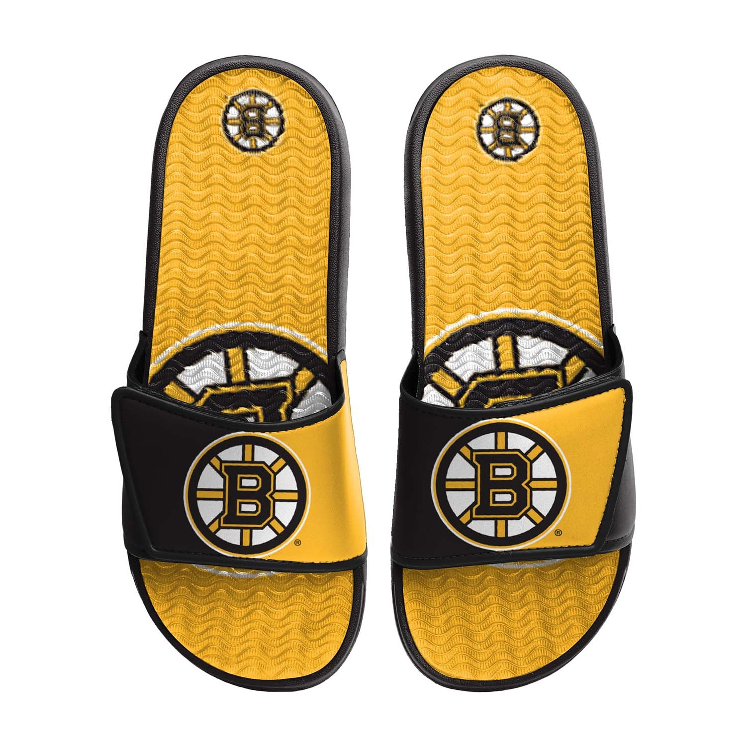 Boston Bruins Big Logo NHL Gel Slides