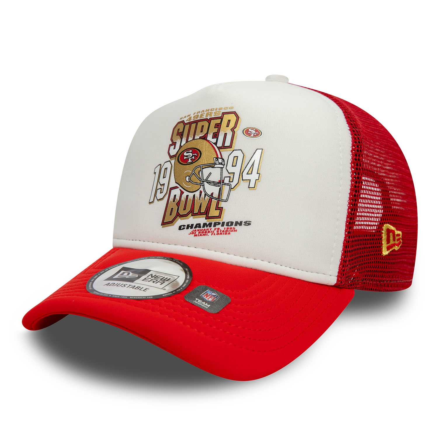 San Francisco 49ers Super Bowl New Era Adjustable NFL Trucker Cap