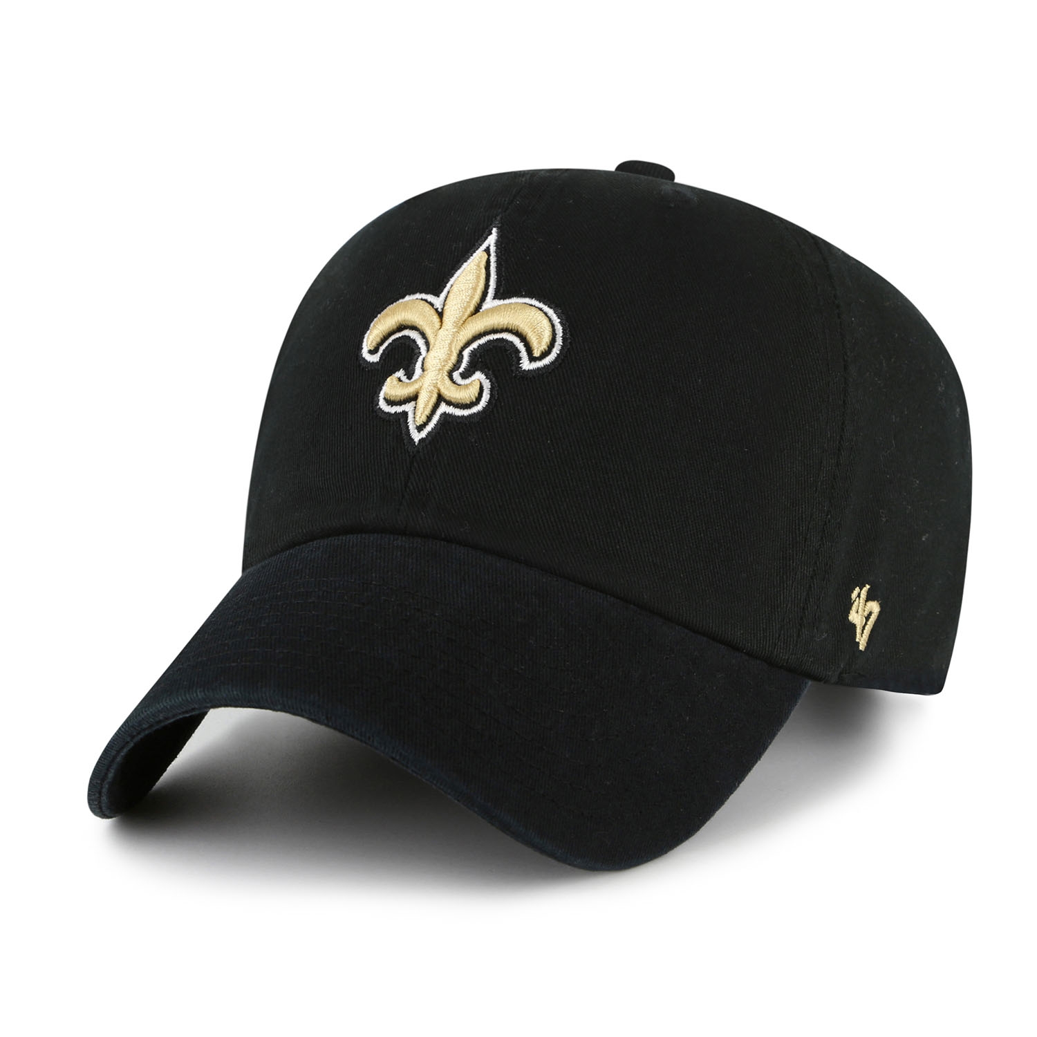 New Orleans Saints '47 Clean Up Adjustable NFL Cap Schwarz