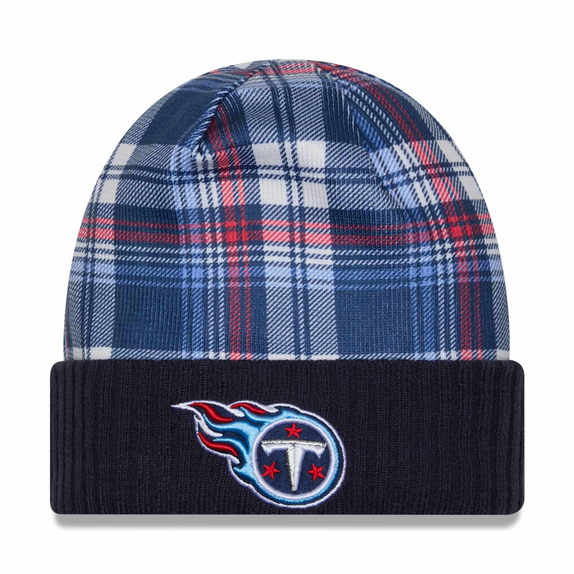 Tennessee Titans 2024 NFL Sideline Statement New Era Beanie Wintermütze Navy