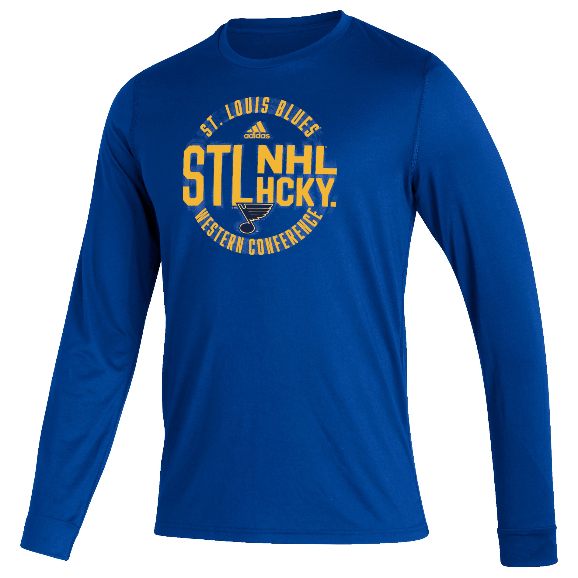 St. Louis Blues 2021/22 NHL adidas Creator Long Sleeve Shirt Blue