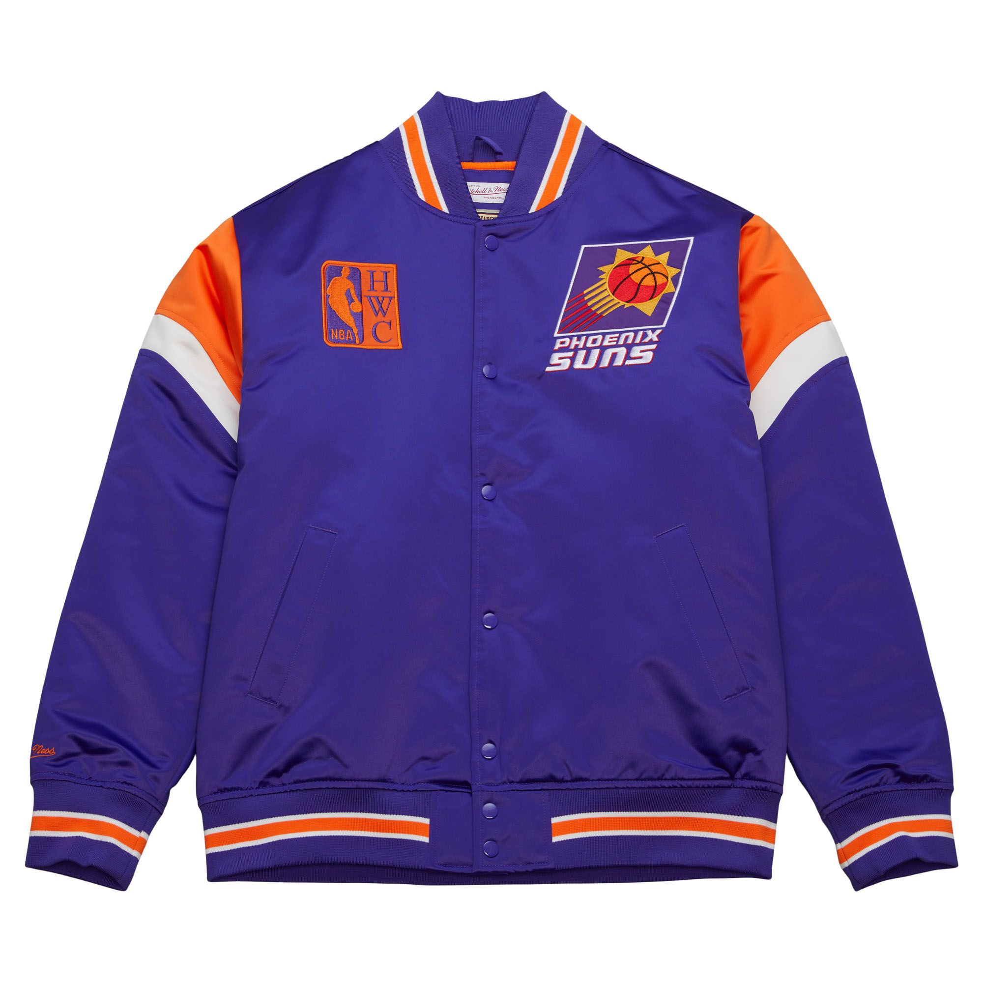 Phoenix Suns Mitchell & Ness Heavyweight Satin NBA Jacke