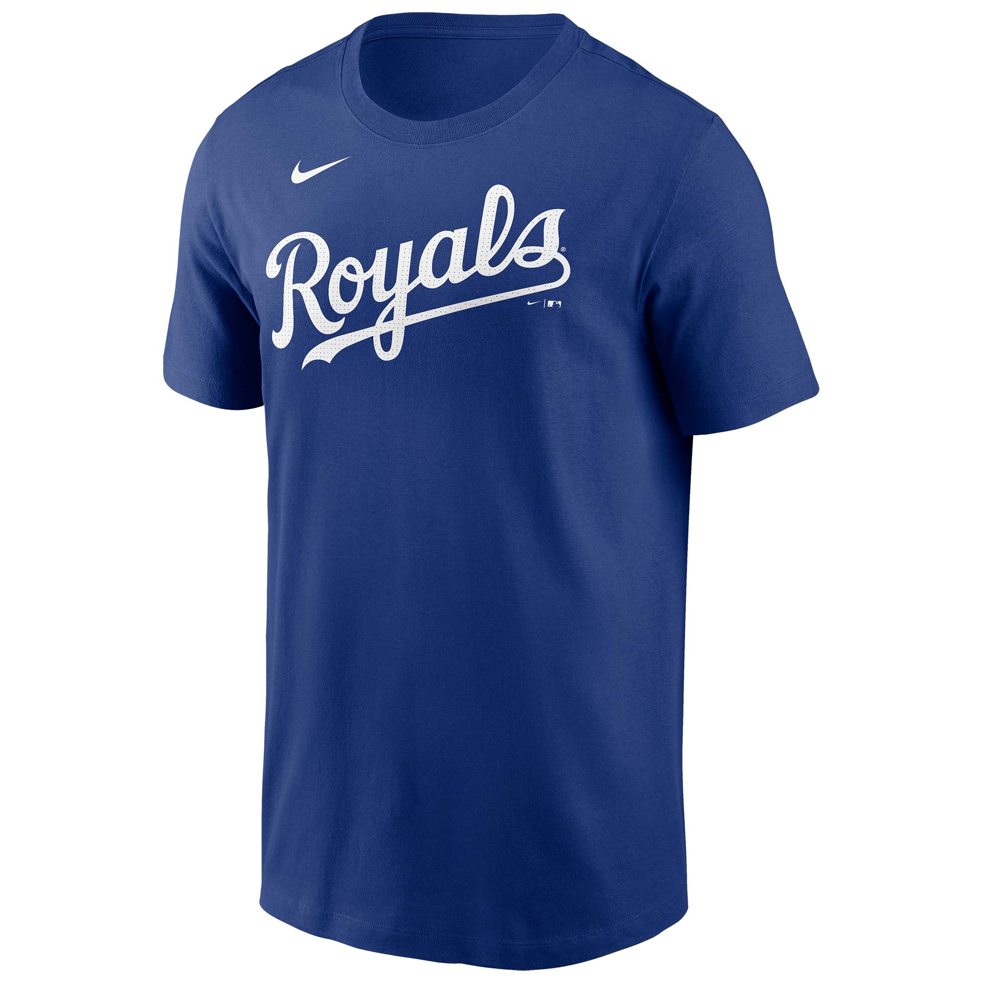 Kansas City Royals Fuse Wordmark Nike MLB T-Shirt Blau