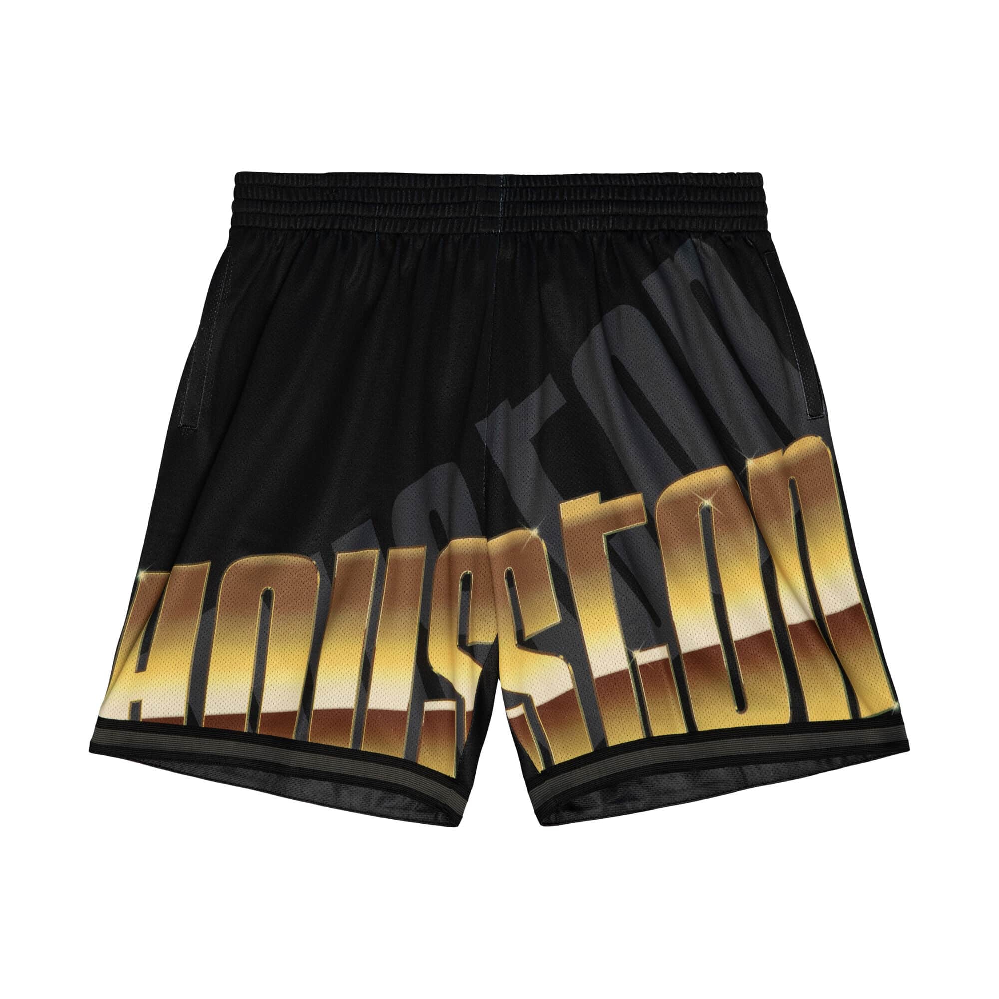 Houston Rockets Big Face 4.0 Mitchell & Ness NBA Shorts Black