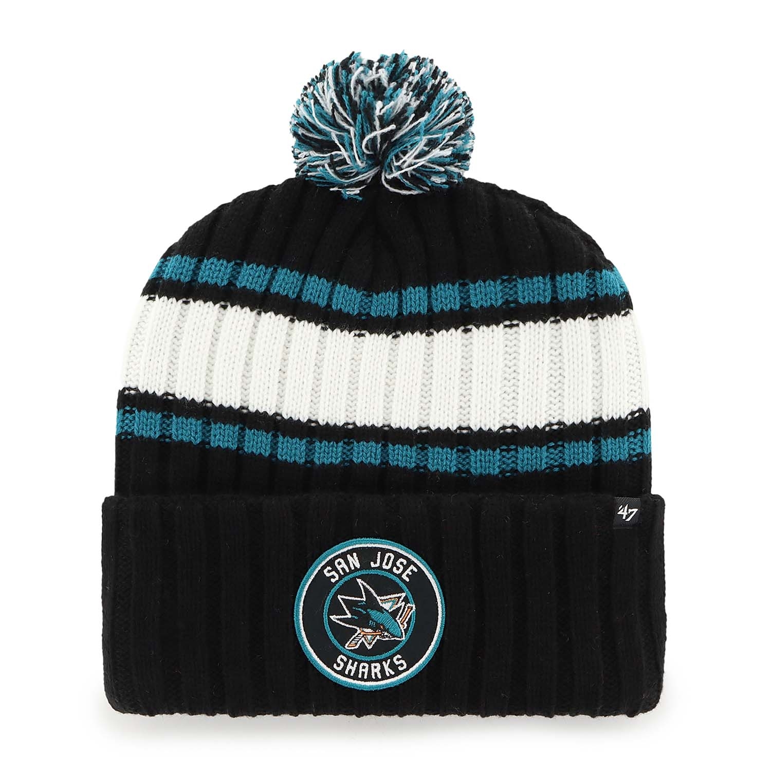 San Jose Sharks '47 Plateau NHL Knit Hat Black