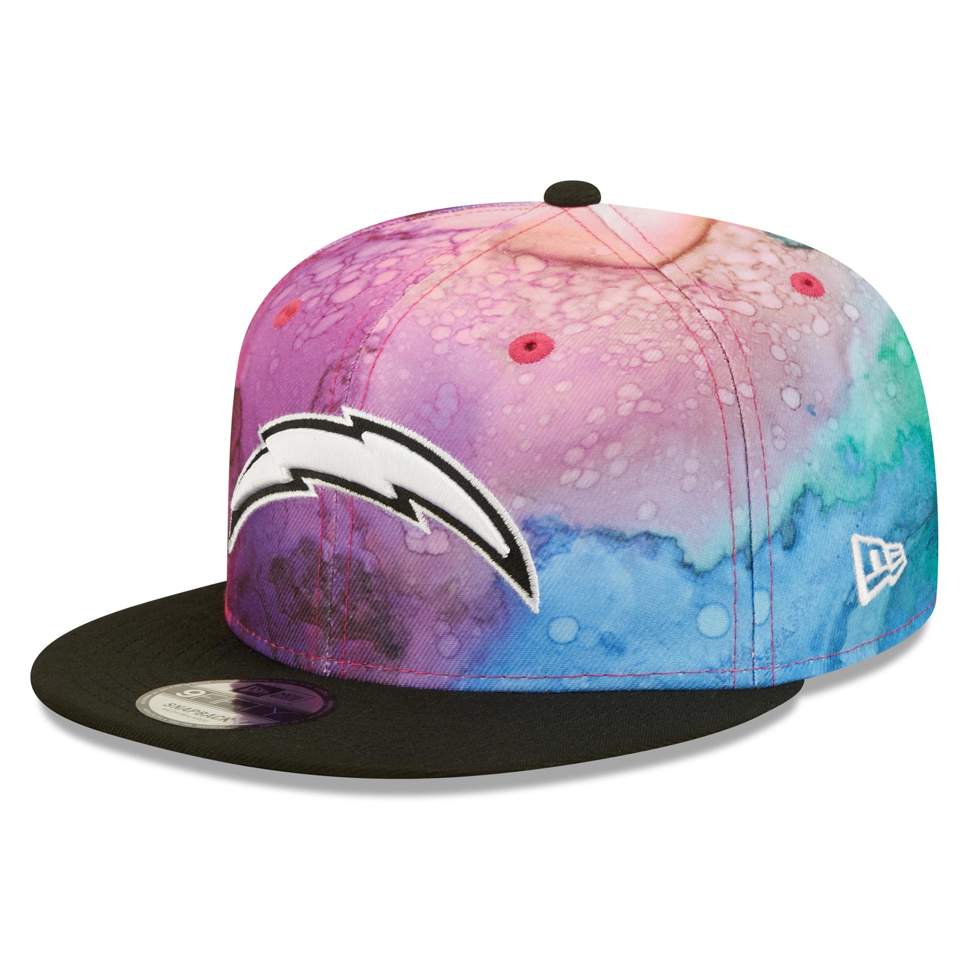 Los Angeles Chargers 2022 NFL On-Field Crucial Catch New Era 9FIFTY Snapback Cap