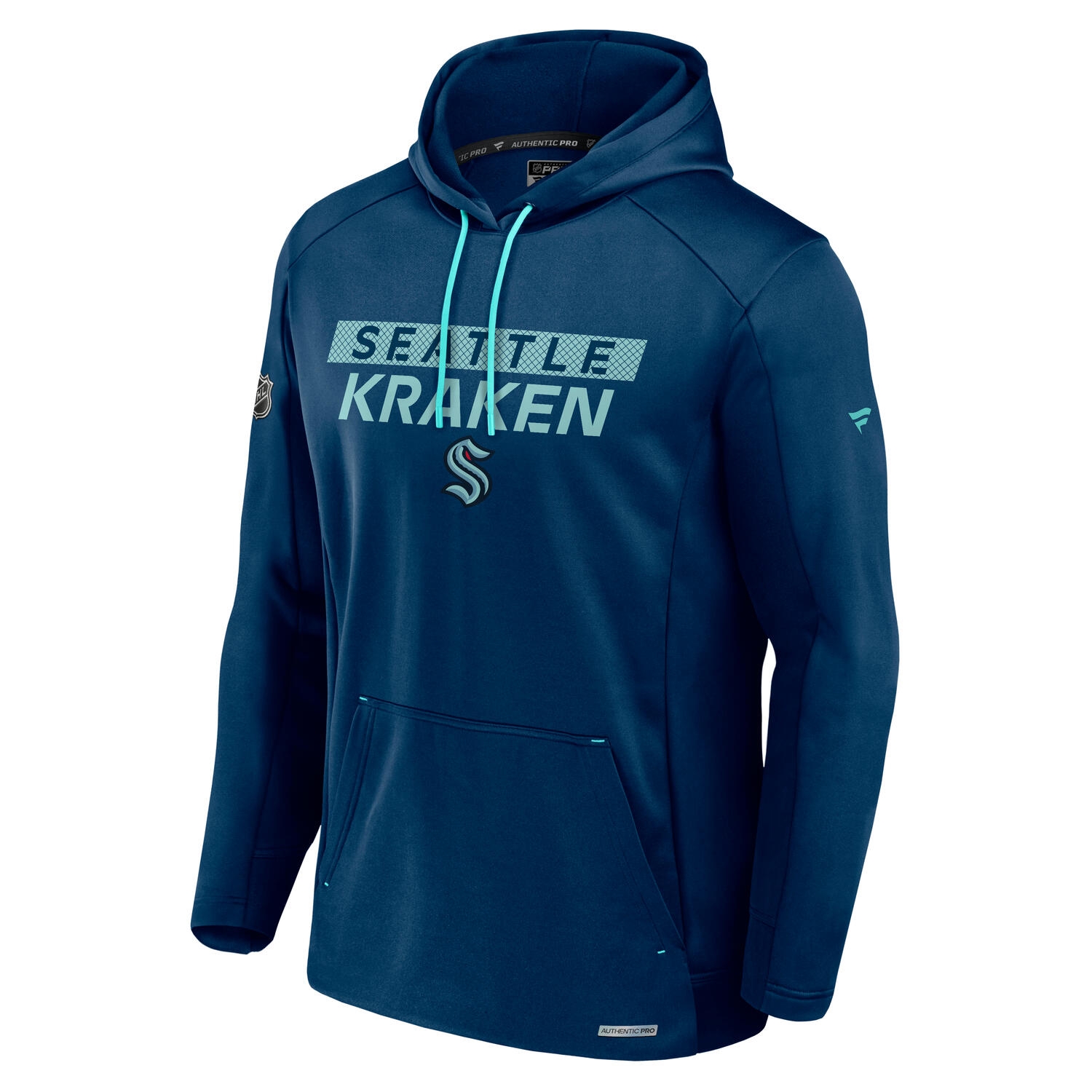 Seattle Kraken 2024/25 Authentic Pro Rink Tech NHL Hoodie Navy