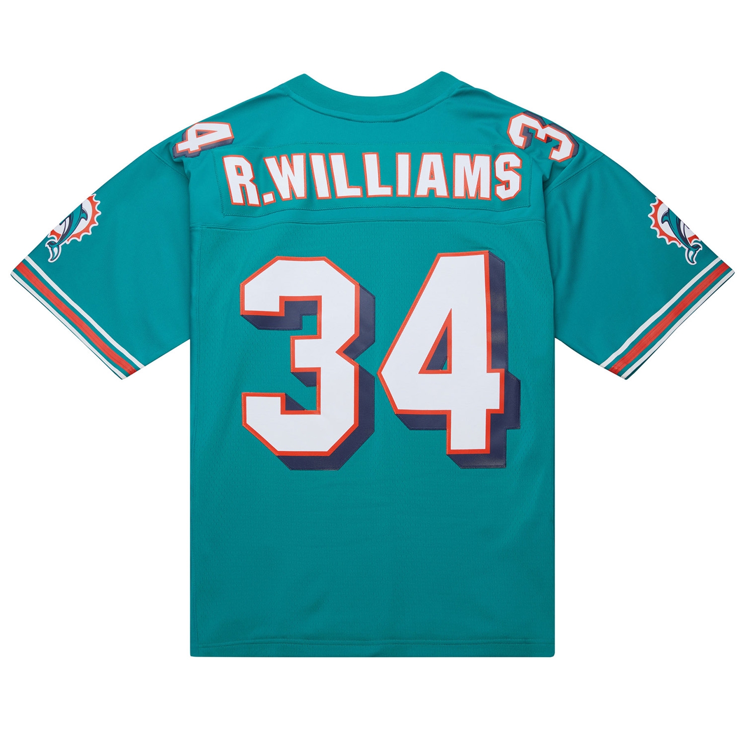 Ricky Williams #34 Miami Dolphins 2002 Legacy Throwback NFL Jersey Aqua