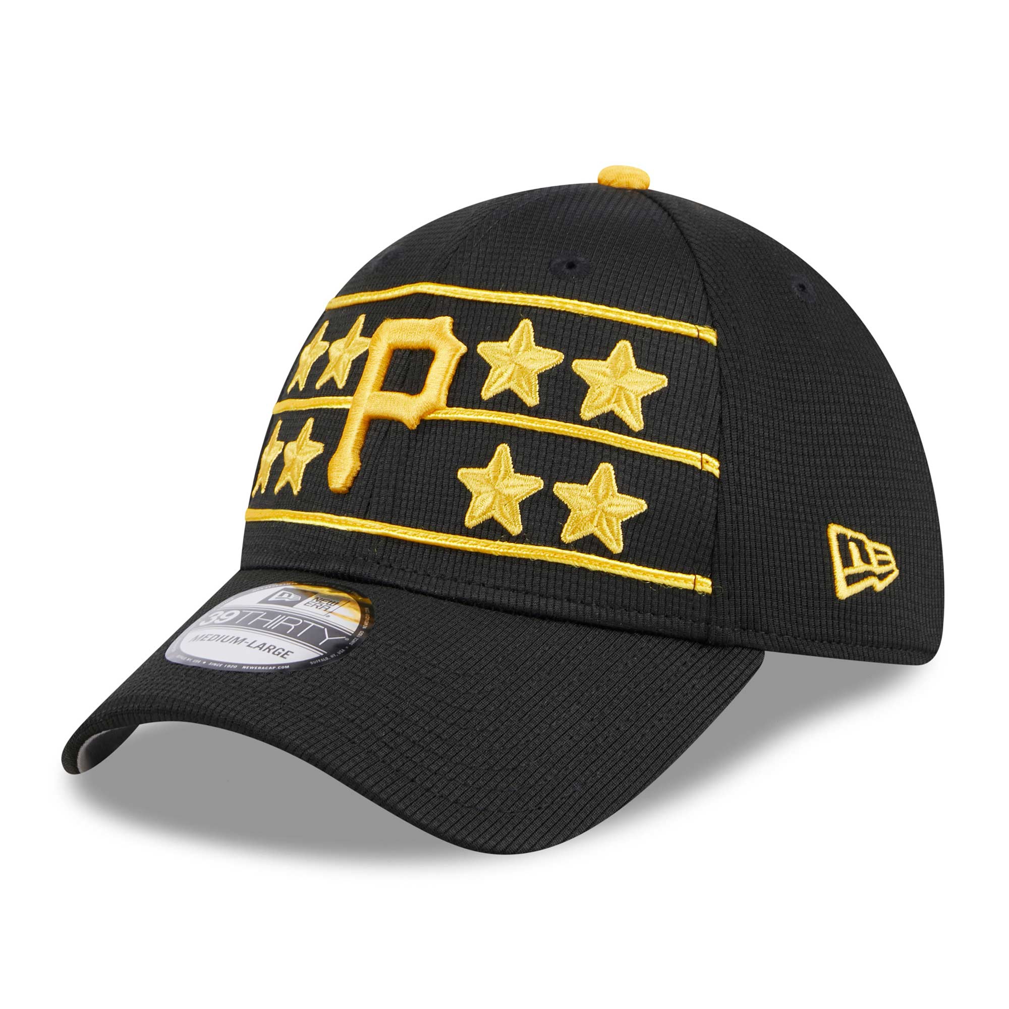 Pittsburgh Pirates 2025 MLB Batting Practice New Era 39THIRTY Flex Cap