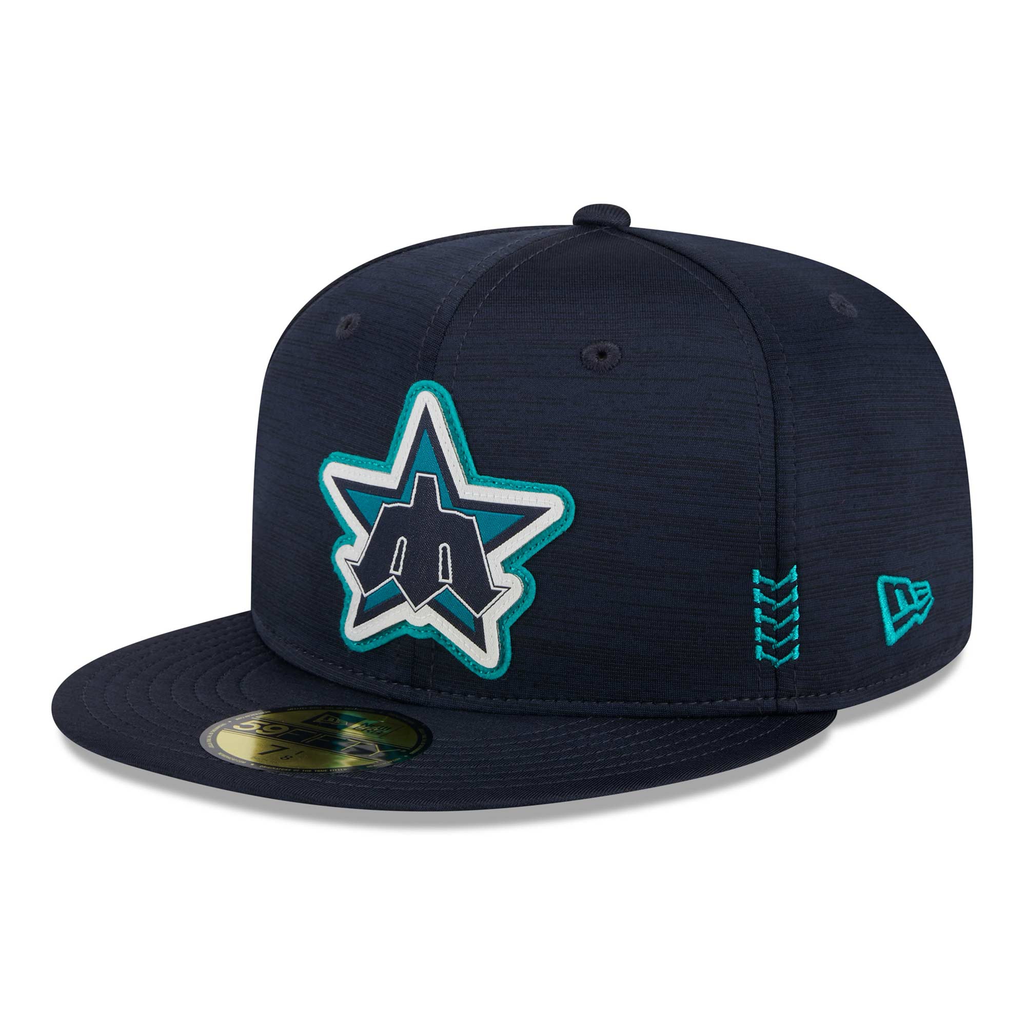 Seattle Mariners 2024 MLB Clubhouse New Era 59FIFTY Fitted Cap Navy