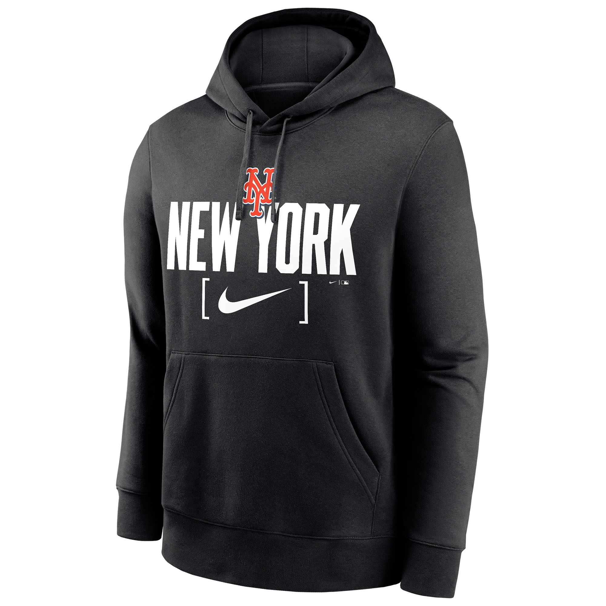 New York Mets Nike Club Slack MLB Hoodie Schwarz