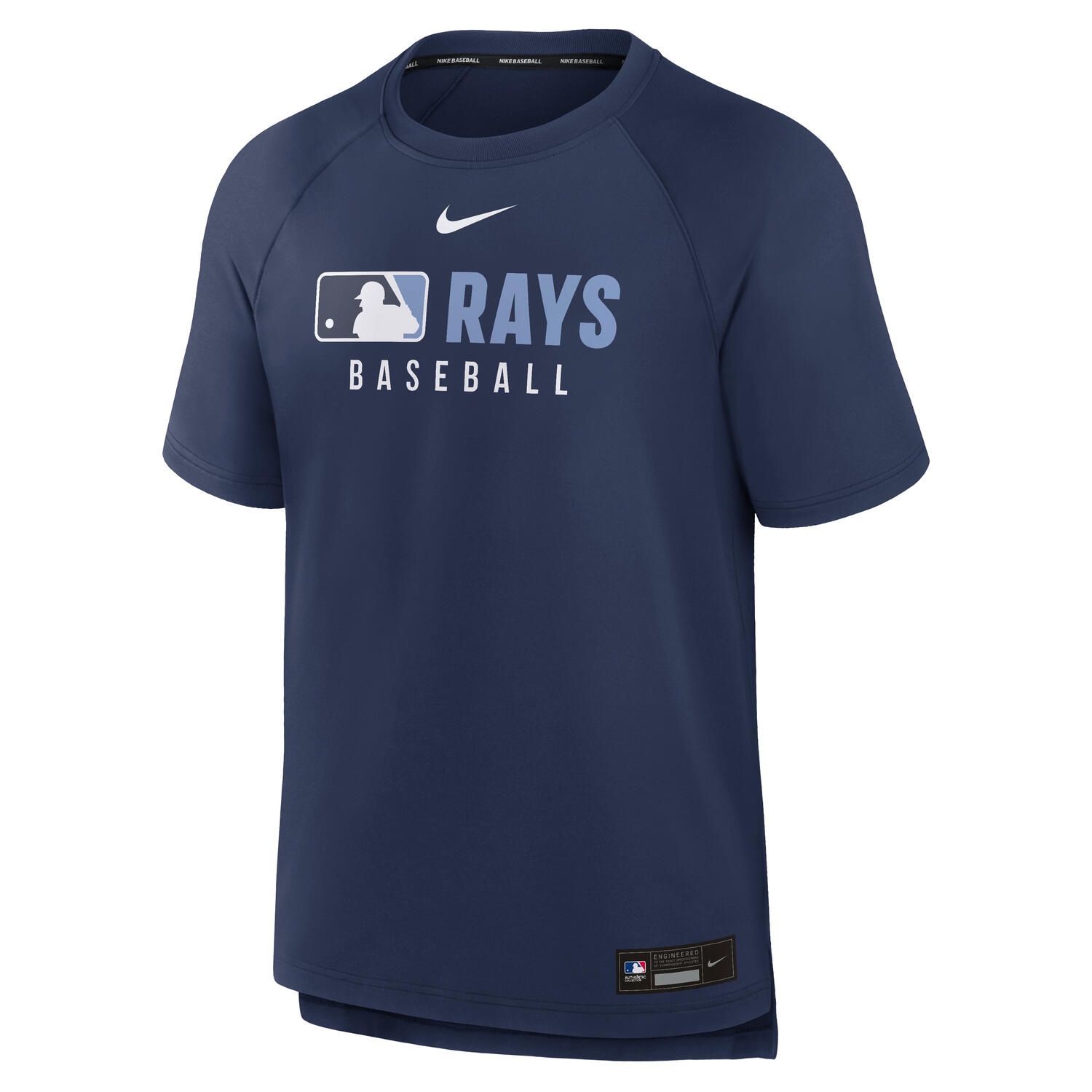 Tampa Bay Rays 2025 MLB Authentic Nike Pregame Performance Top Navy