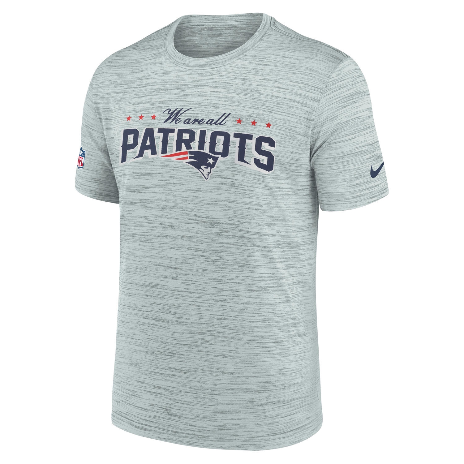 New England Patriots 2025 Rivalries Velocity Dri-FIT NFL T-Shirt Grau