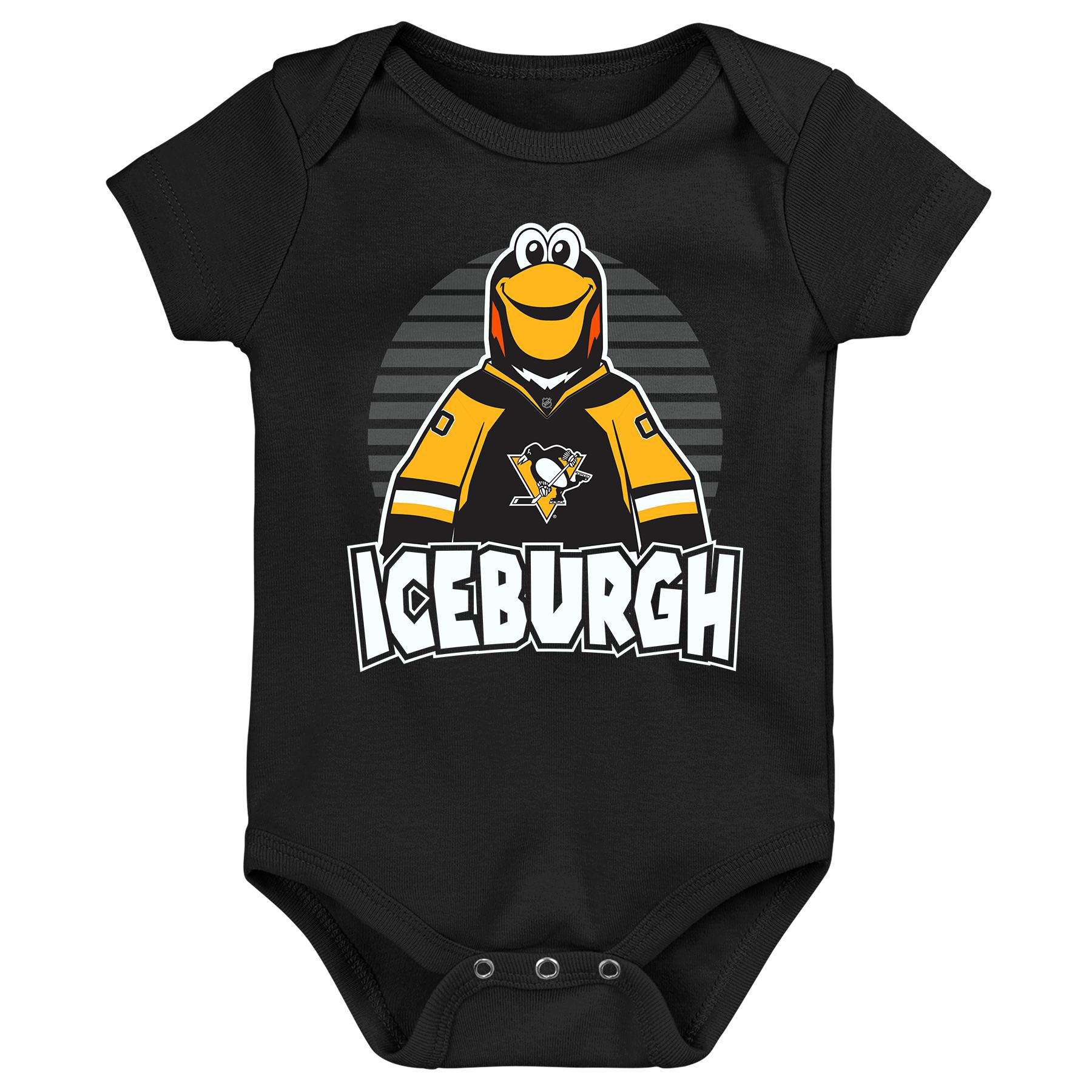 Pittsburgh Penguins NHL Mascot Infant Baby Bodysuit