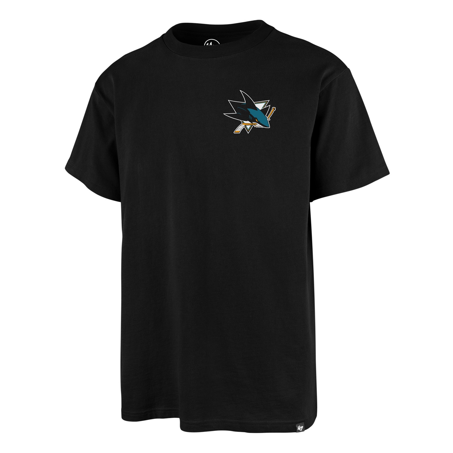 San Jose Sharks Alternate Logo Backer '47 Echo NHL T-Shirt