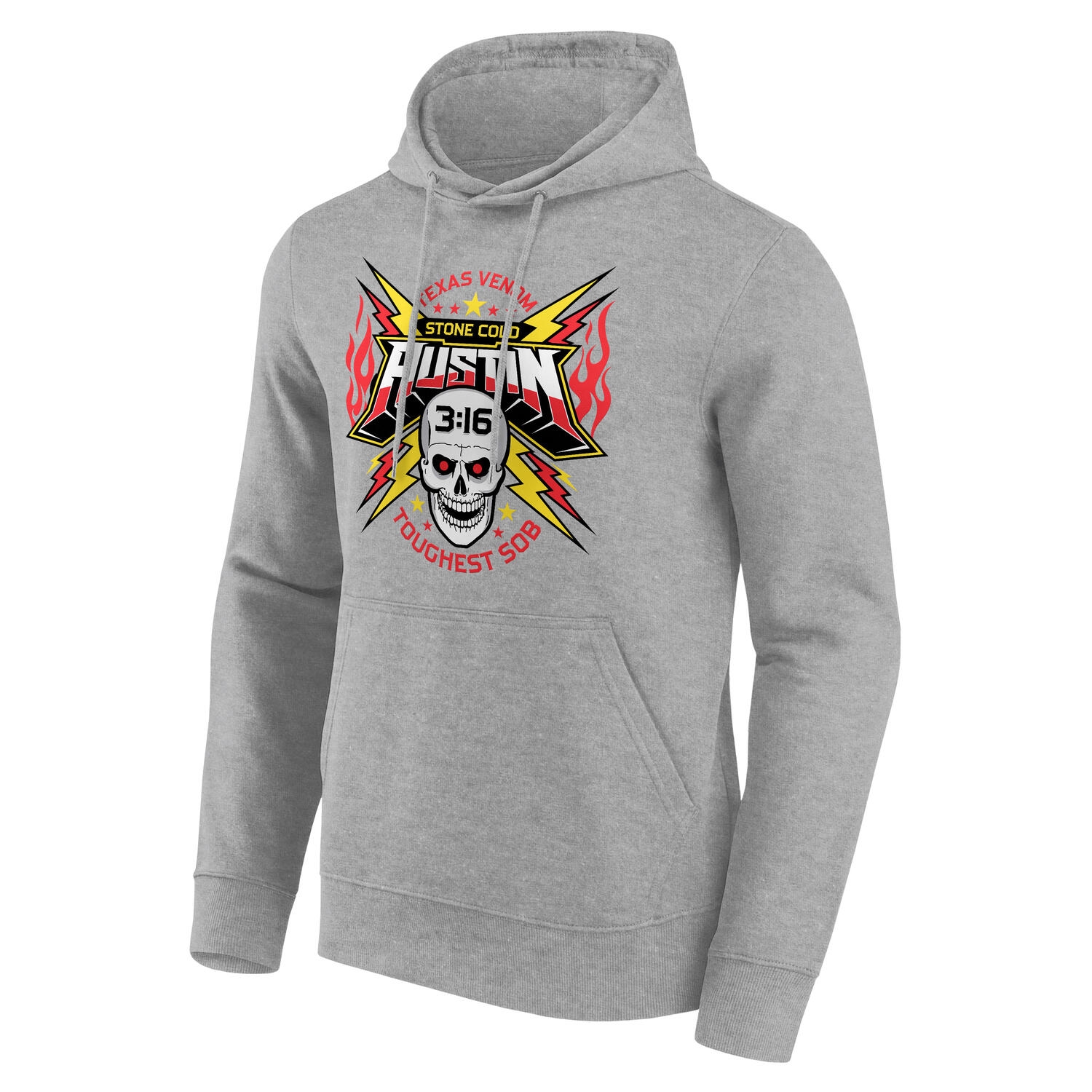 Stone Cold Steve Austin WWE Superstar Hoodie Gray