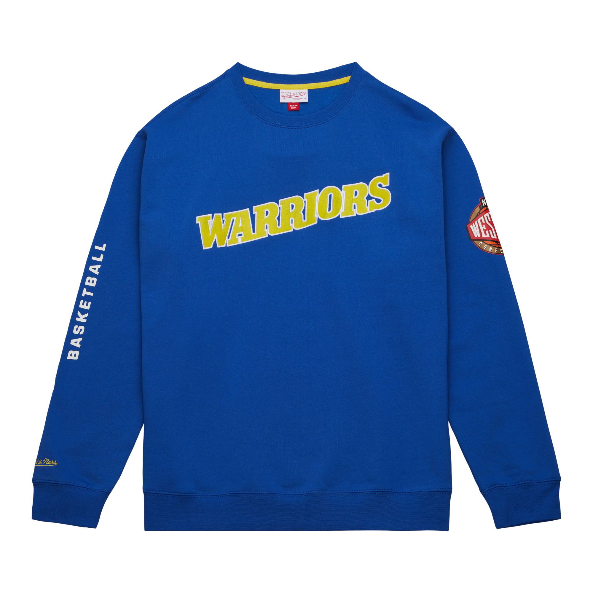 Golden State Warriors Mitchell & Ness There and Back NBA Crewneck Sweater