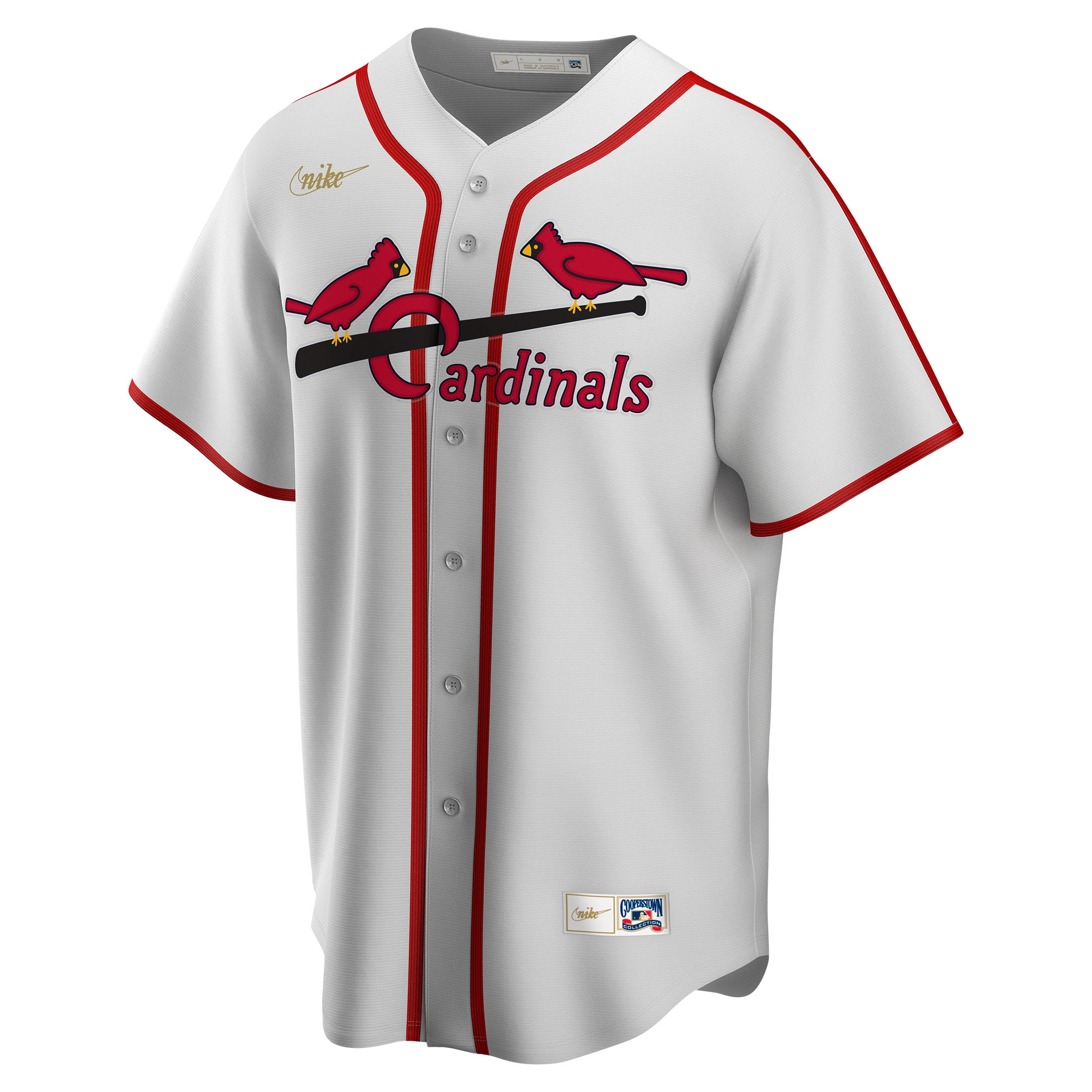 St. Louis Cardinals Cooperstown Collection Nike MLB Trikot Weiß