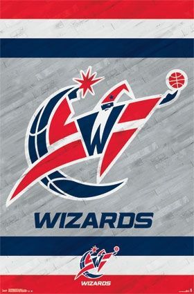 Washington Wizards Team Logo Basketball NBA Poster RP13778