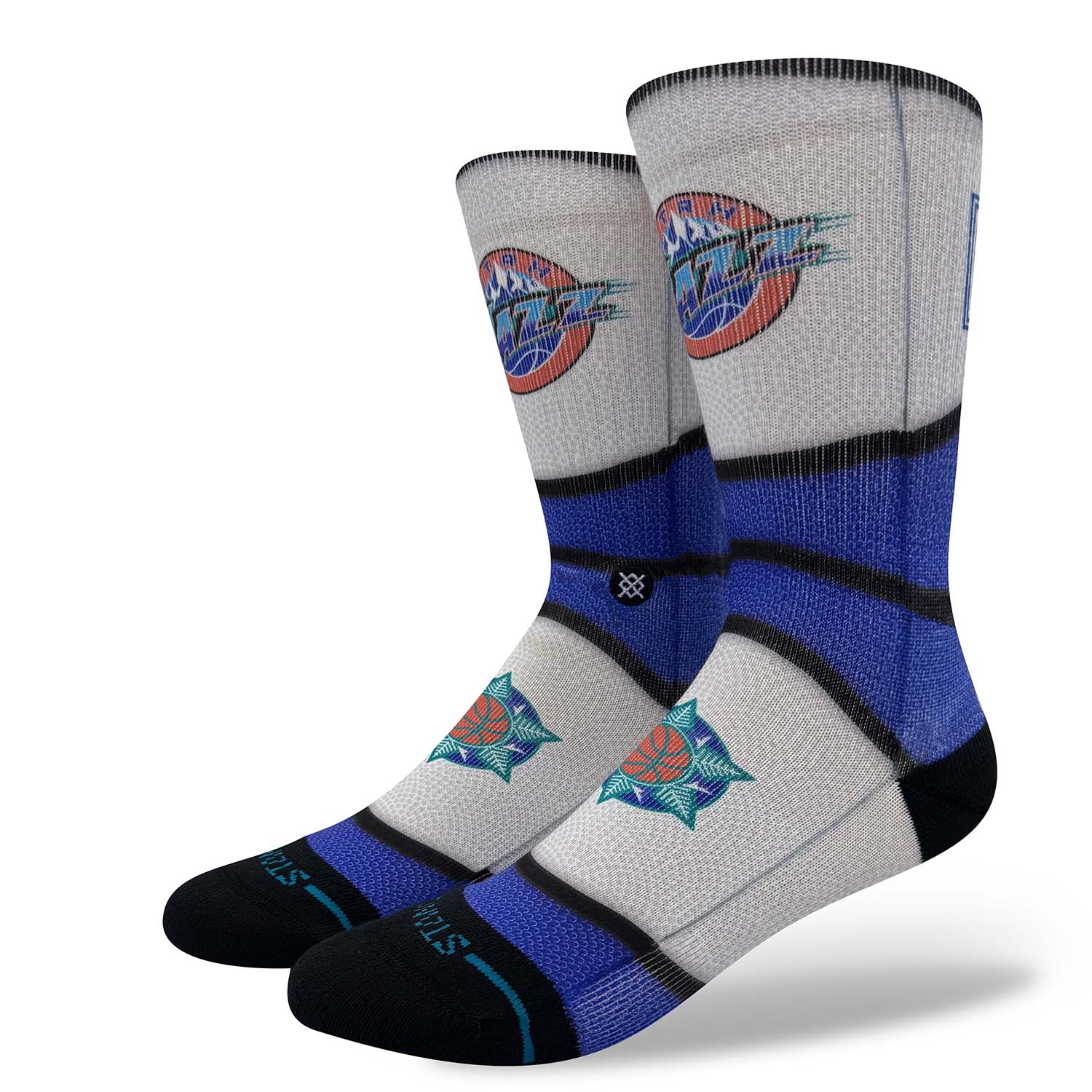Utah Jazz Classic Mini Ball Stance Crew Socken