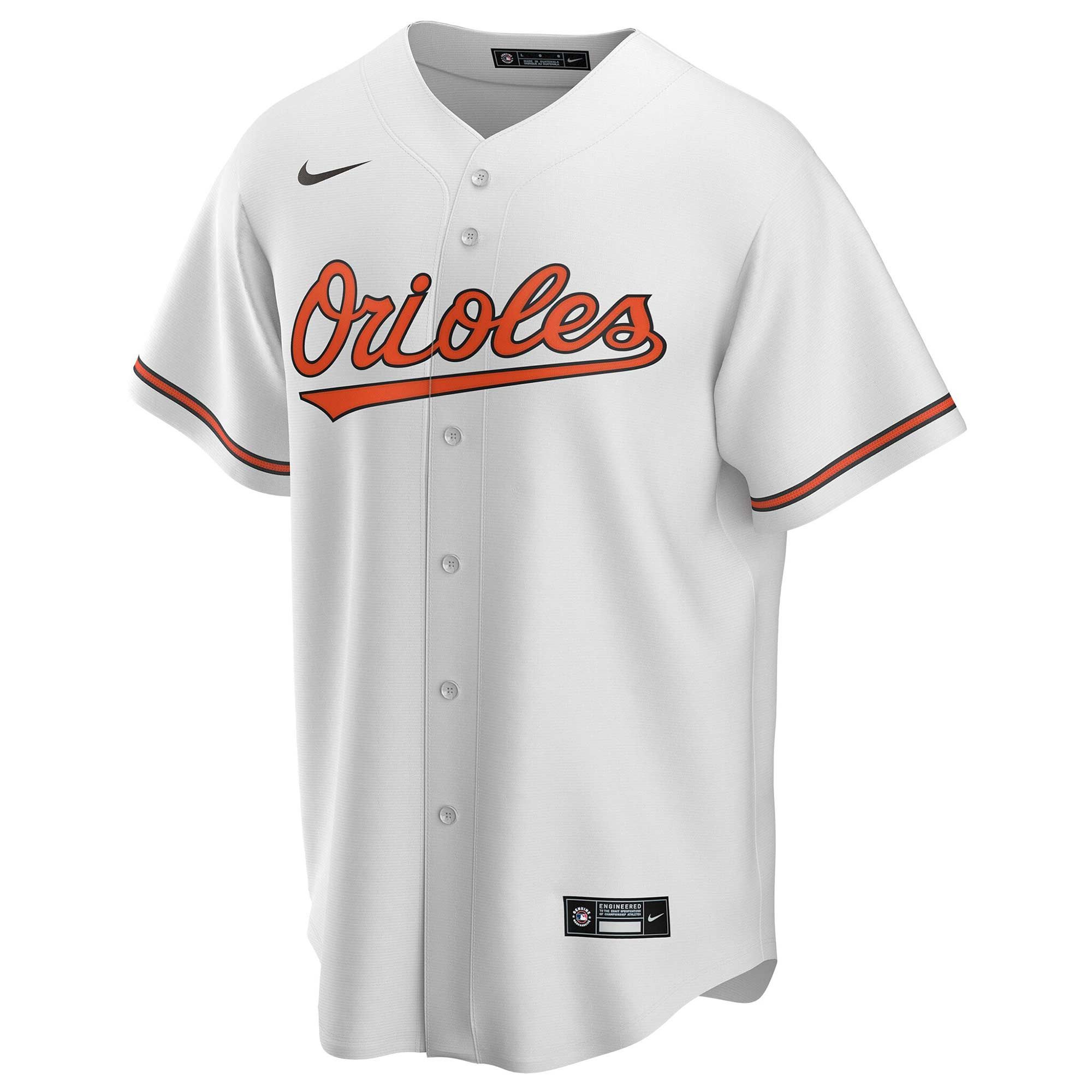 Baltimore Orioles Nike Replica MLB Home Trikot Weiß