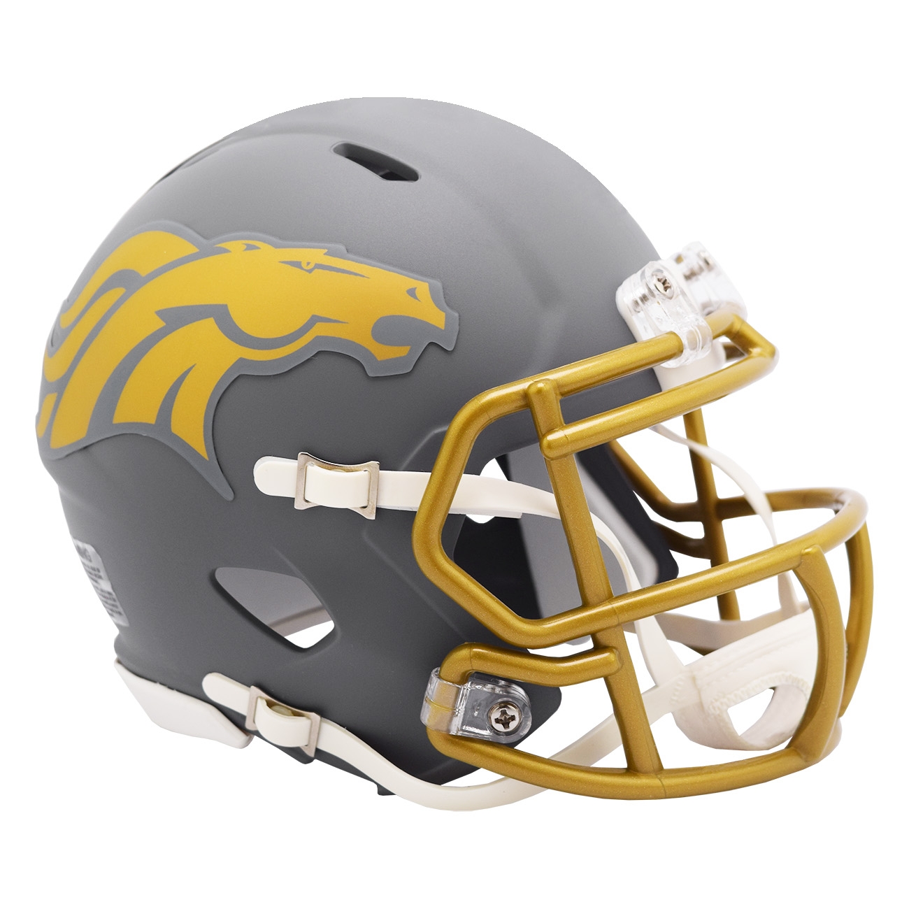 Denver Broncos Slate Alternate NFL Speed Mini Helm