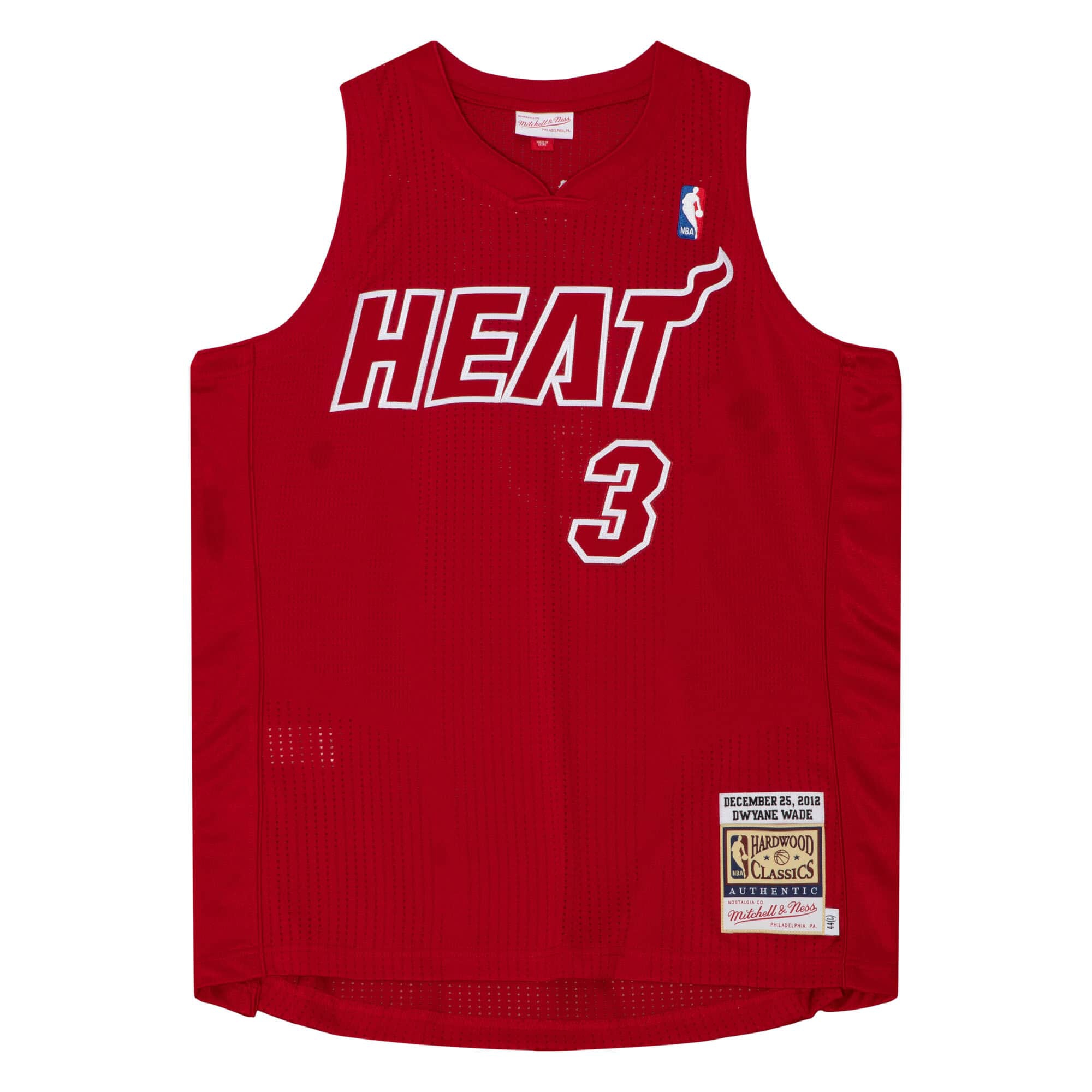 Dwyane Wade #3 Miami Heat 2012 Christmas Day Authentic NBA Trikot Rot