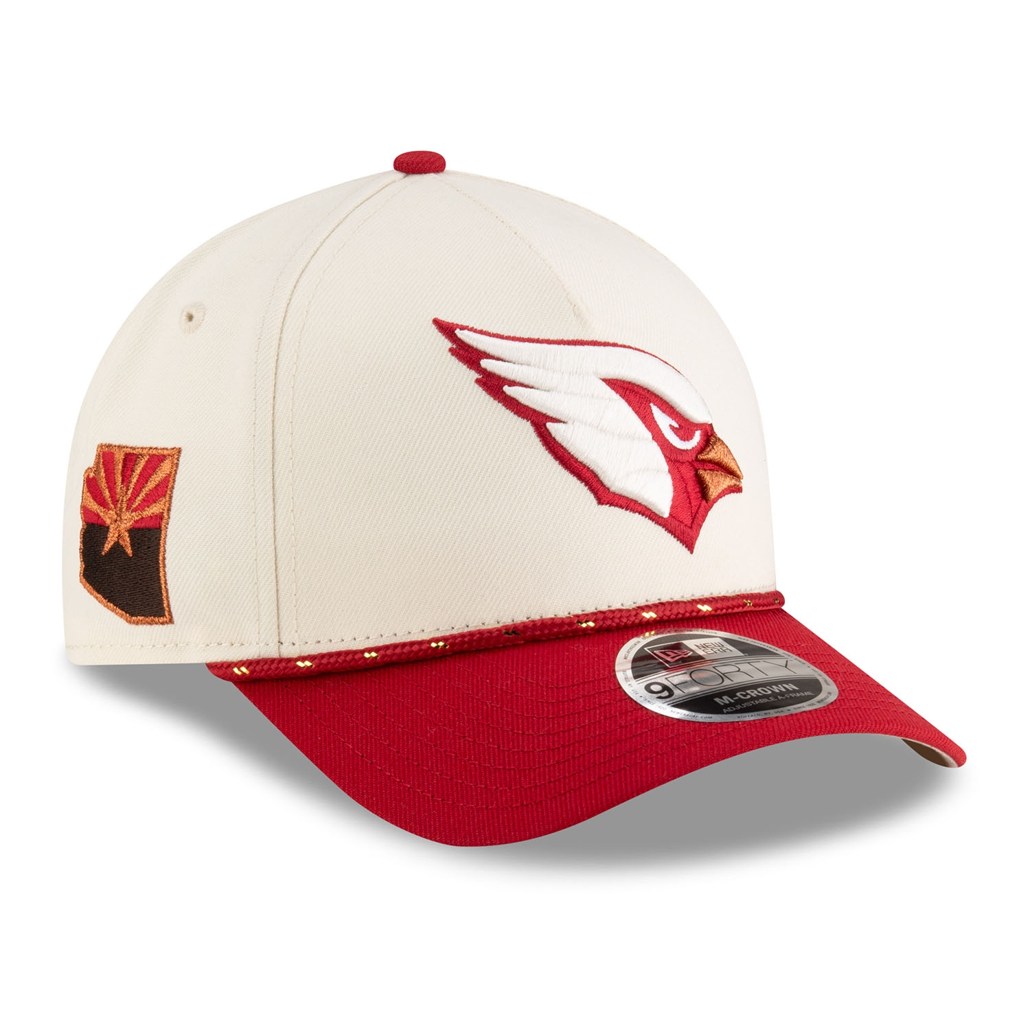 Arizona Cardinals 2025 Rivalries 9FORTY M-Crown Snapback Cap Natural