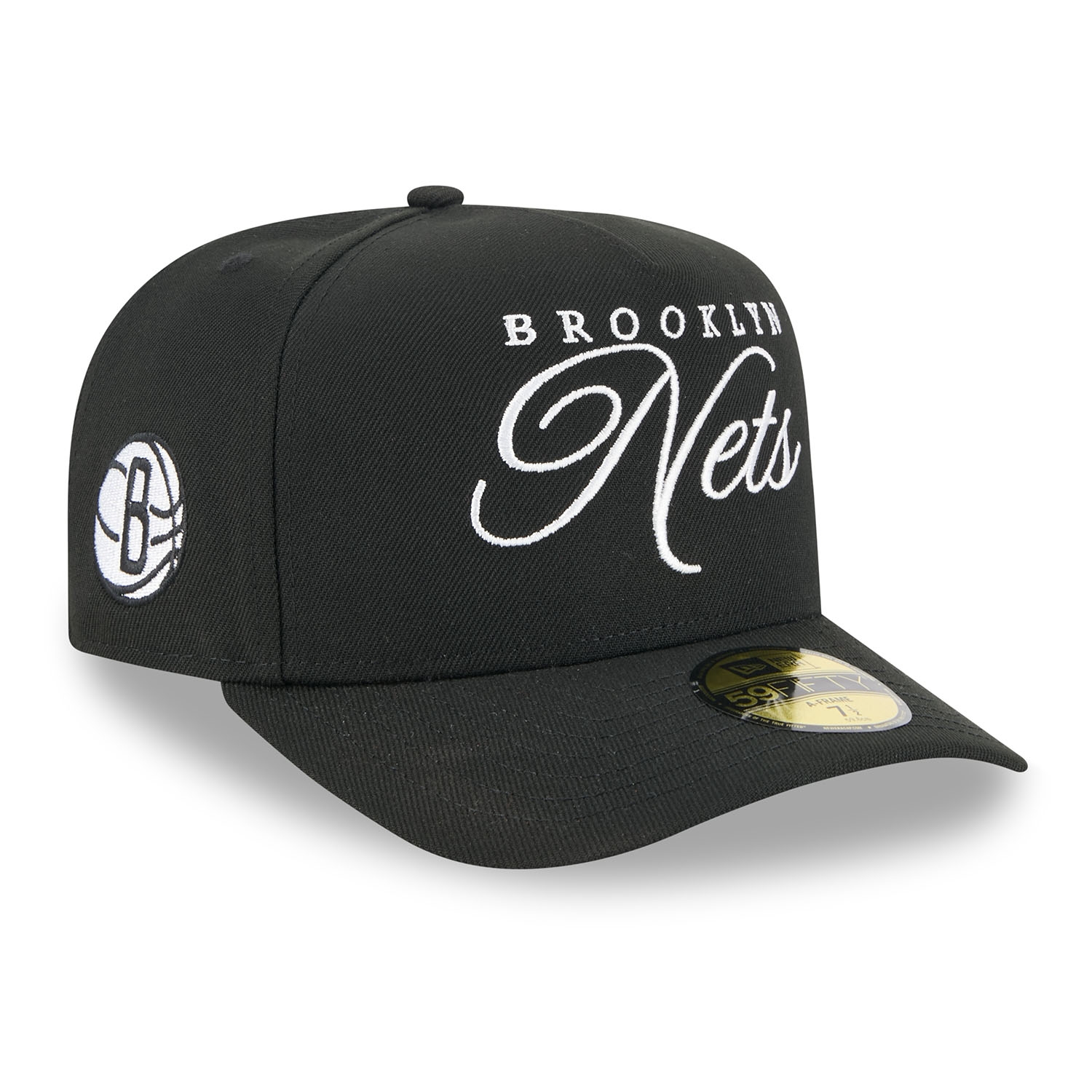 Brooklyn Nets 2025 NBA Draft New Era 59FIFTY A-Frame Fitted Cap Schwarz