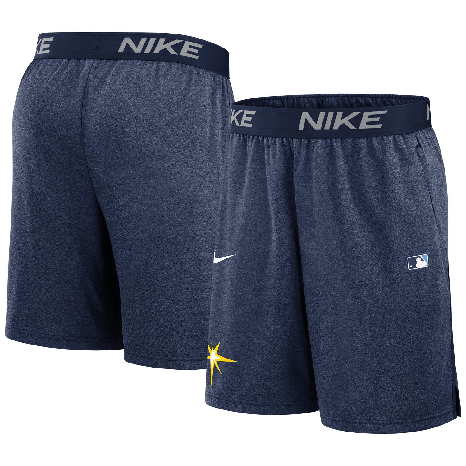 Tampa Bay Rays 2025 MLB Authentic Collection Nike Shorts Navy