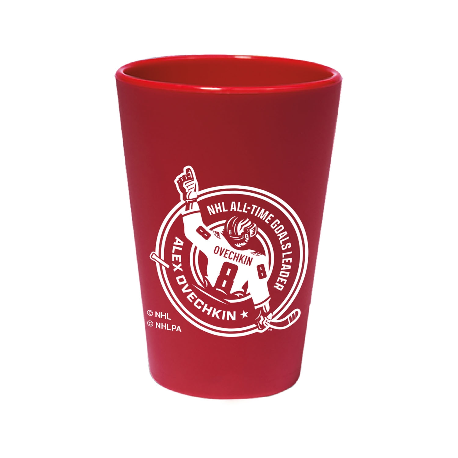 Alex Ovechkin 895 Goals Record NHL SiliPint Pint Glass