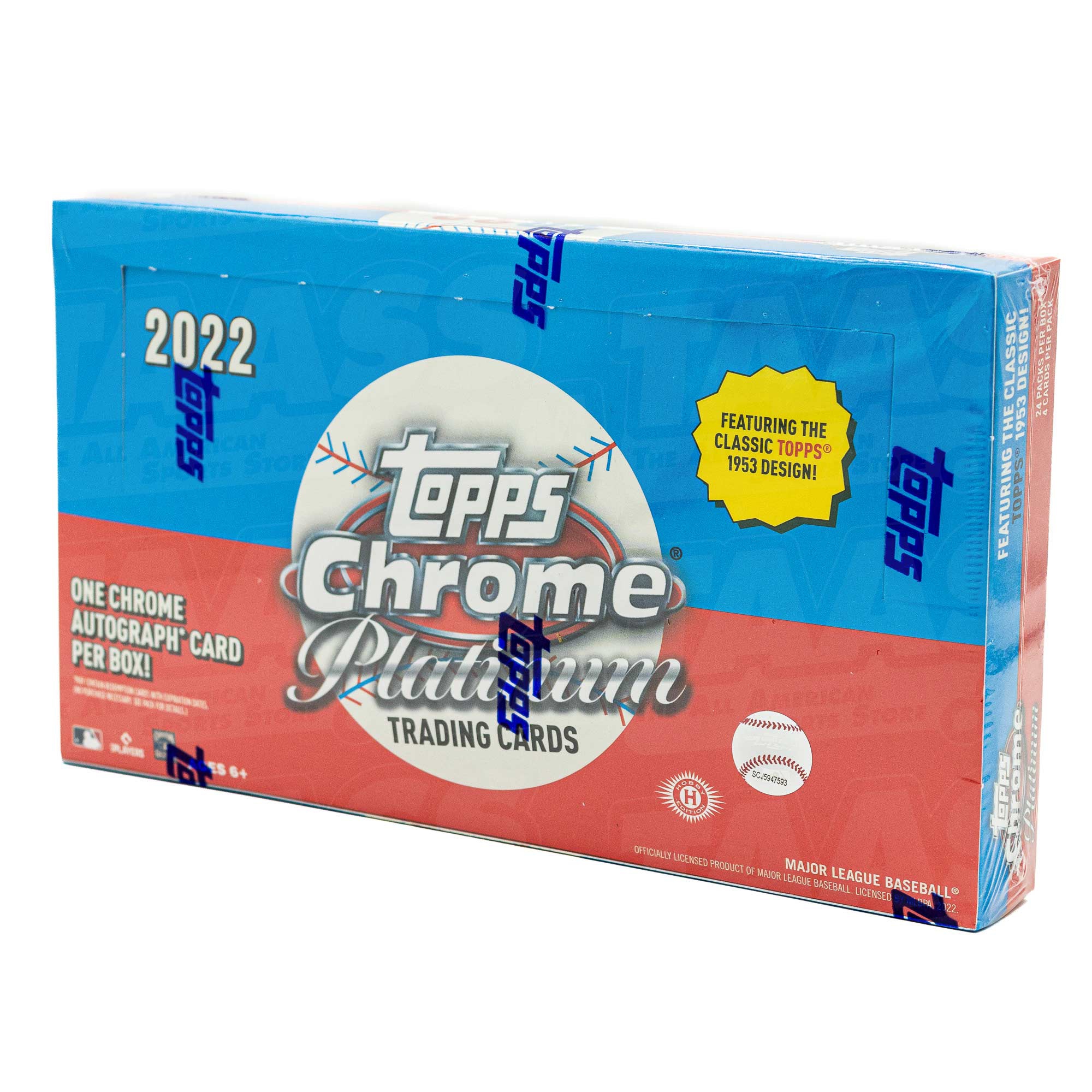 2022 Topps Chrome Platinum Anniversary Baseball MLB Hobby Box