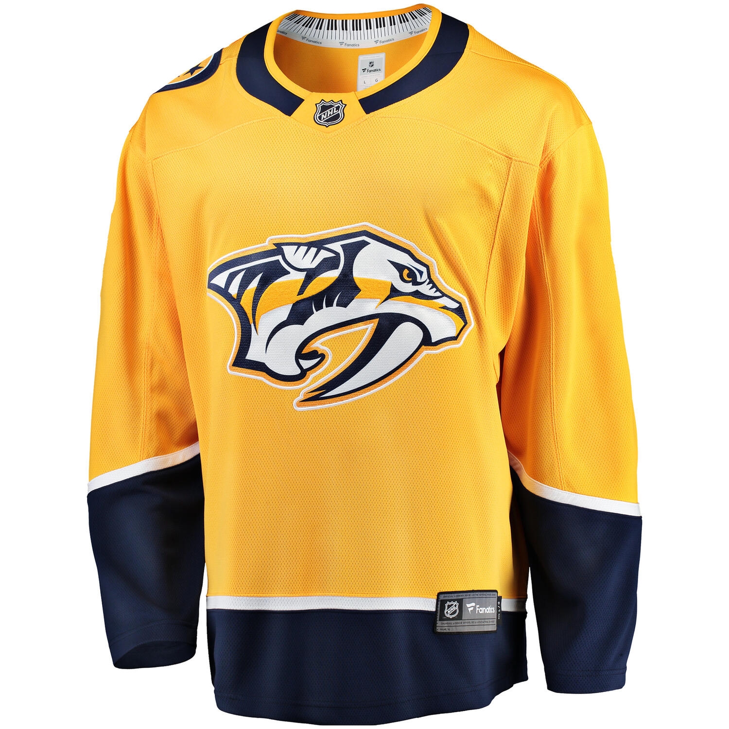 Nashville Predators Breakaway NHL Jersey Home Yellow