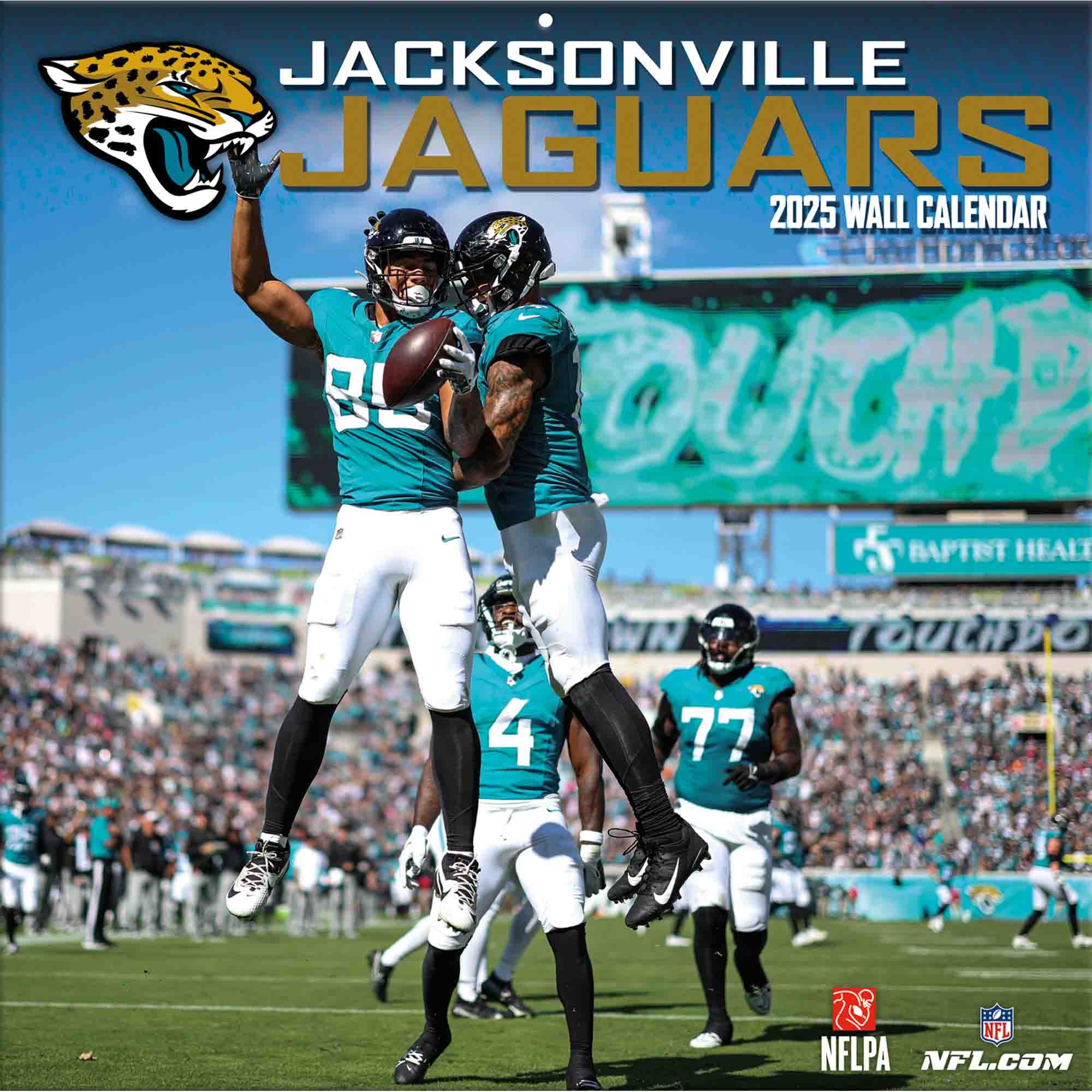 Jacksonville Jaguars 2025 Team NFL Wandkalender